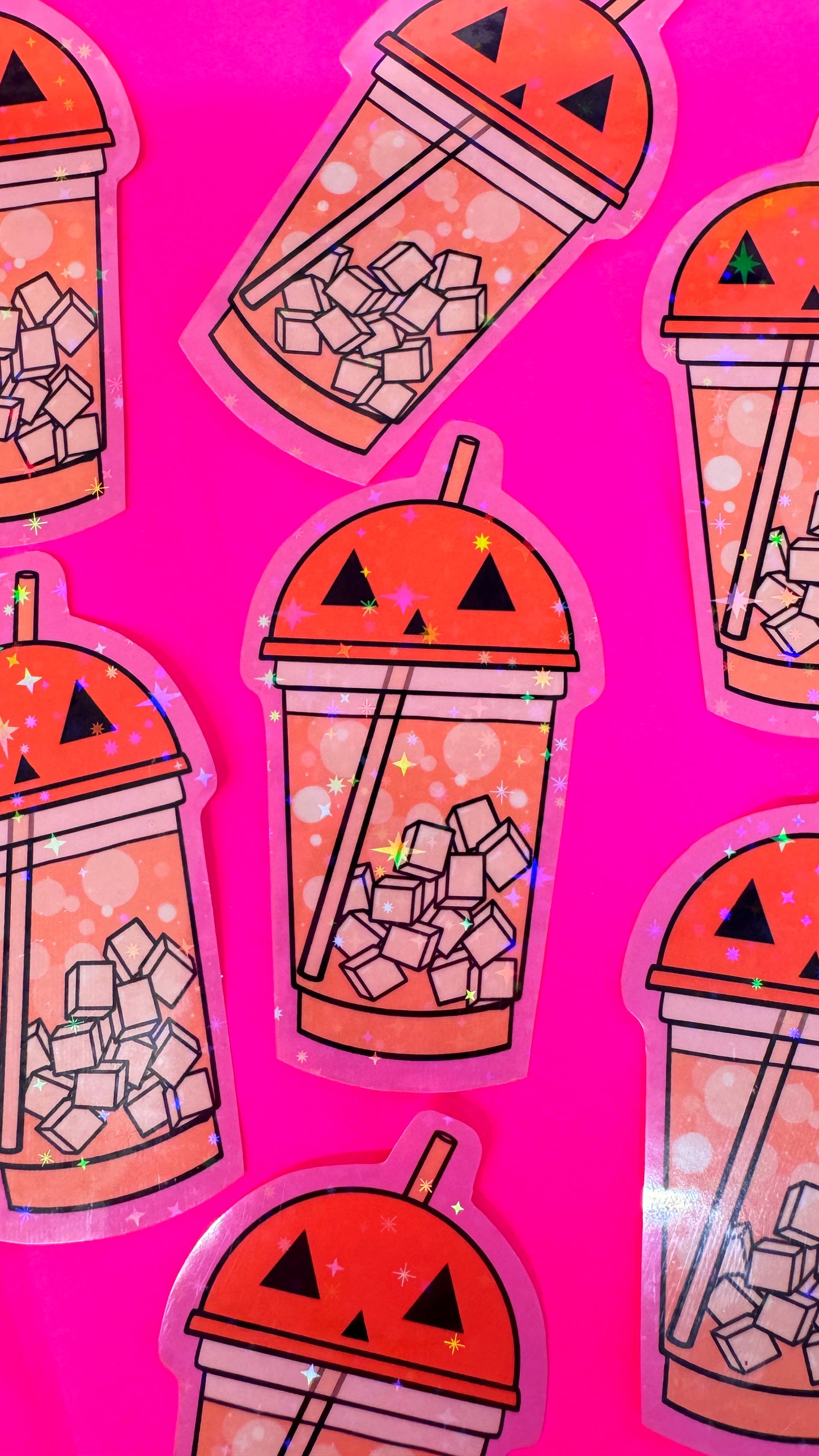 Spooky Sippy Cup Sticker