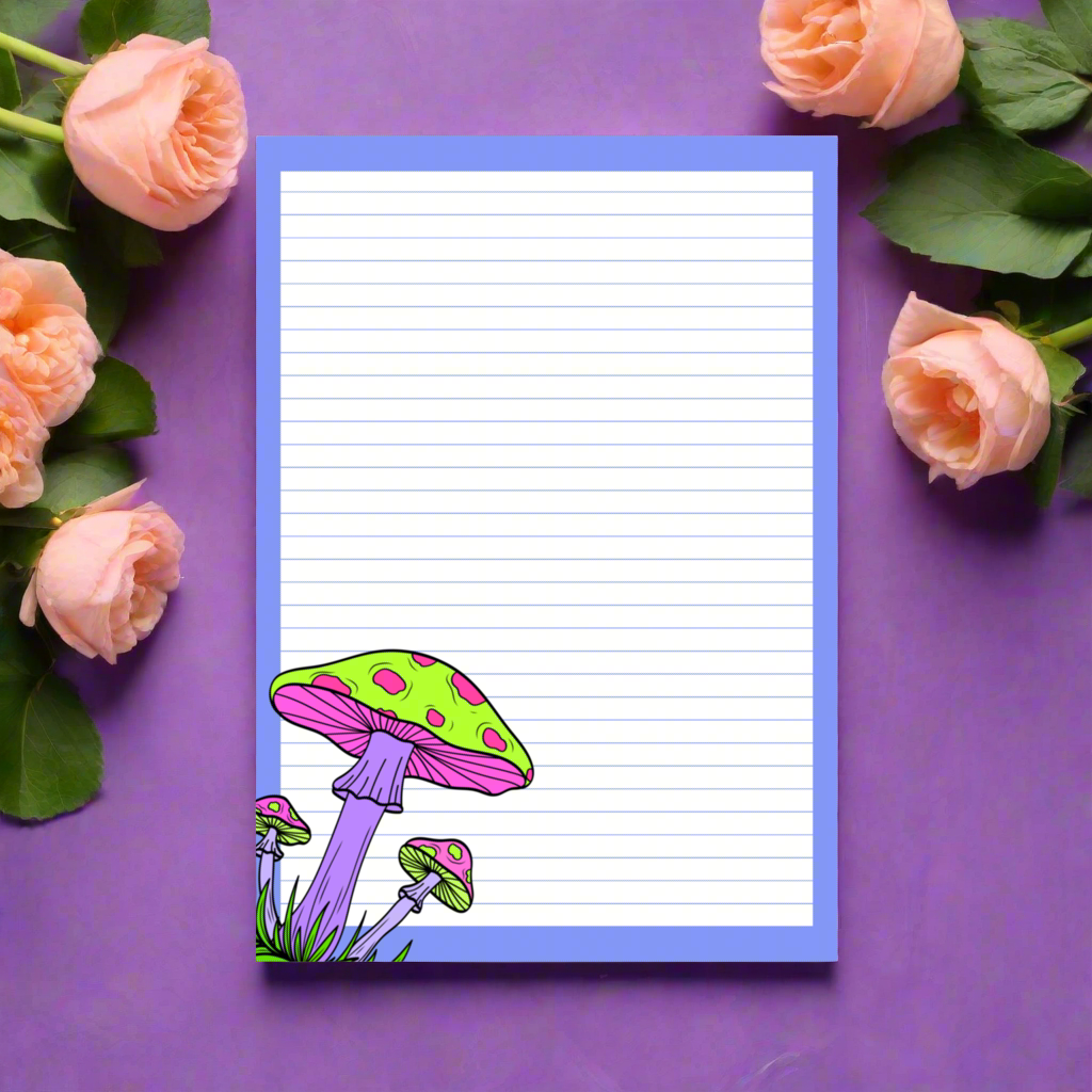 Mushroom A5 Notepad