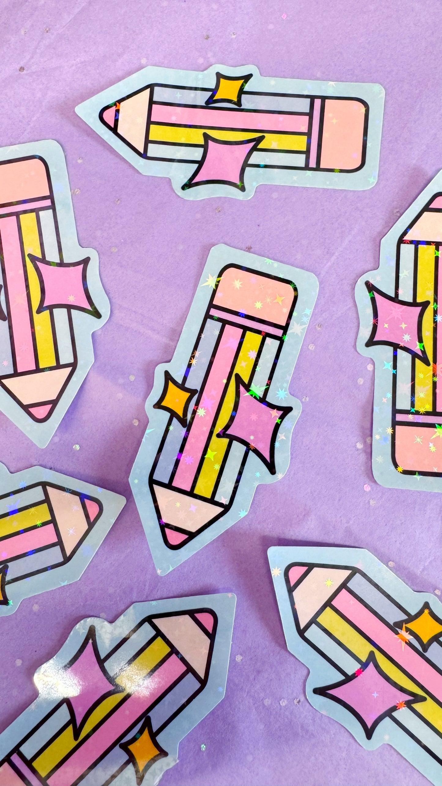 Rainbow Pencil Sticker