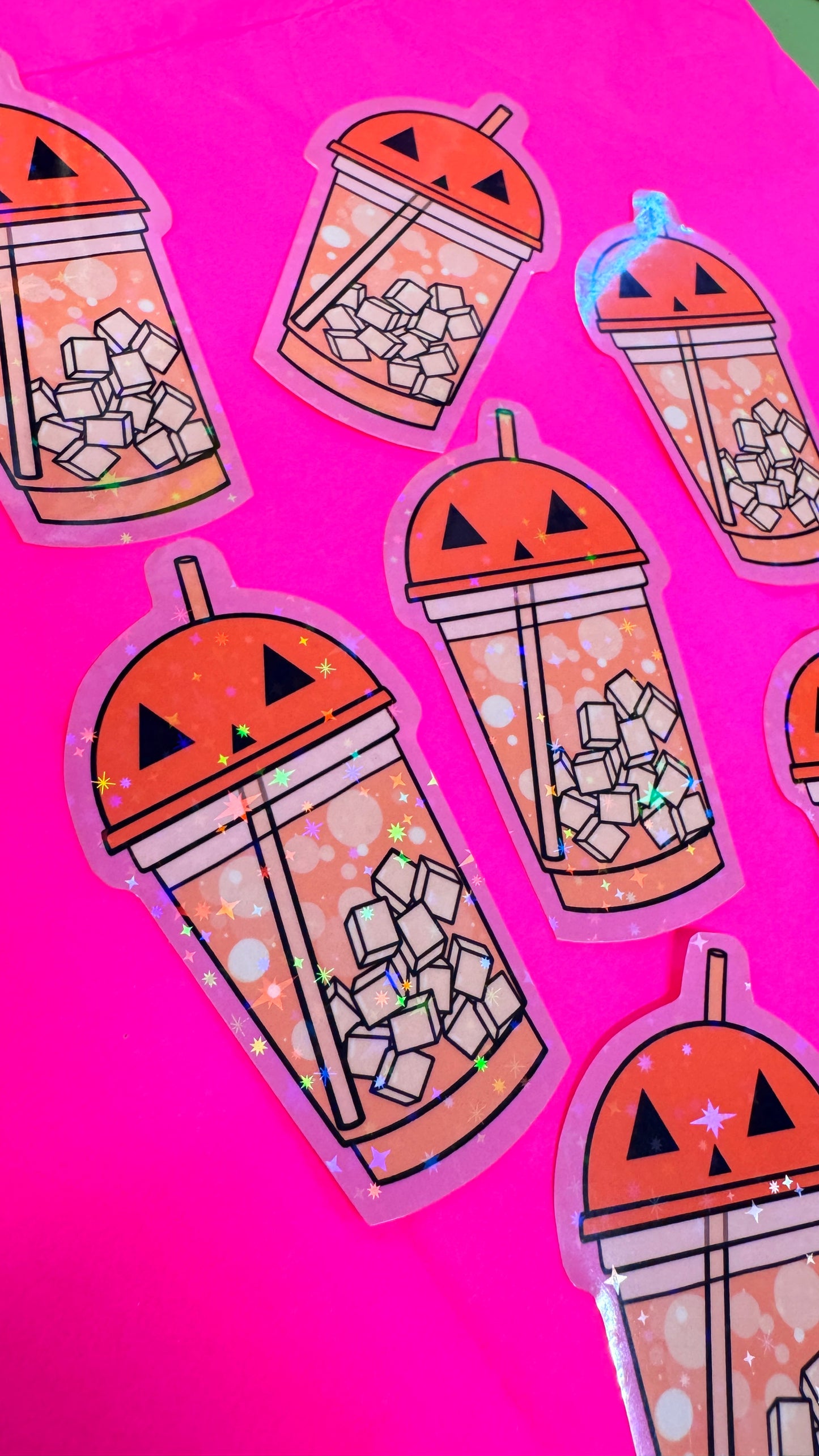 Spooky Sippy Cup Sticker