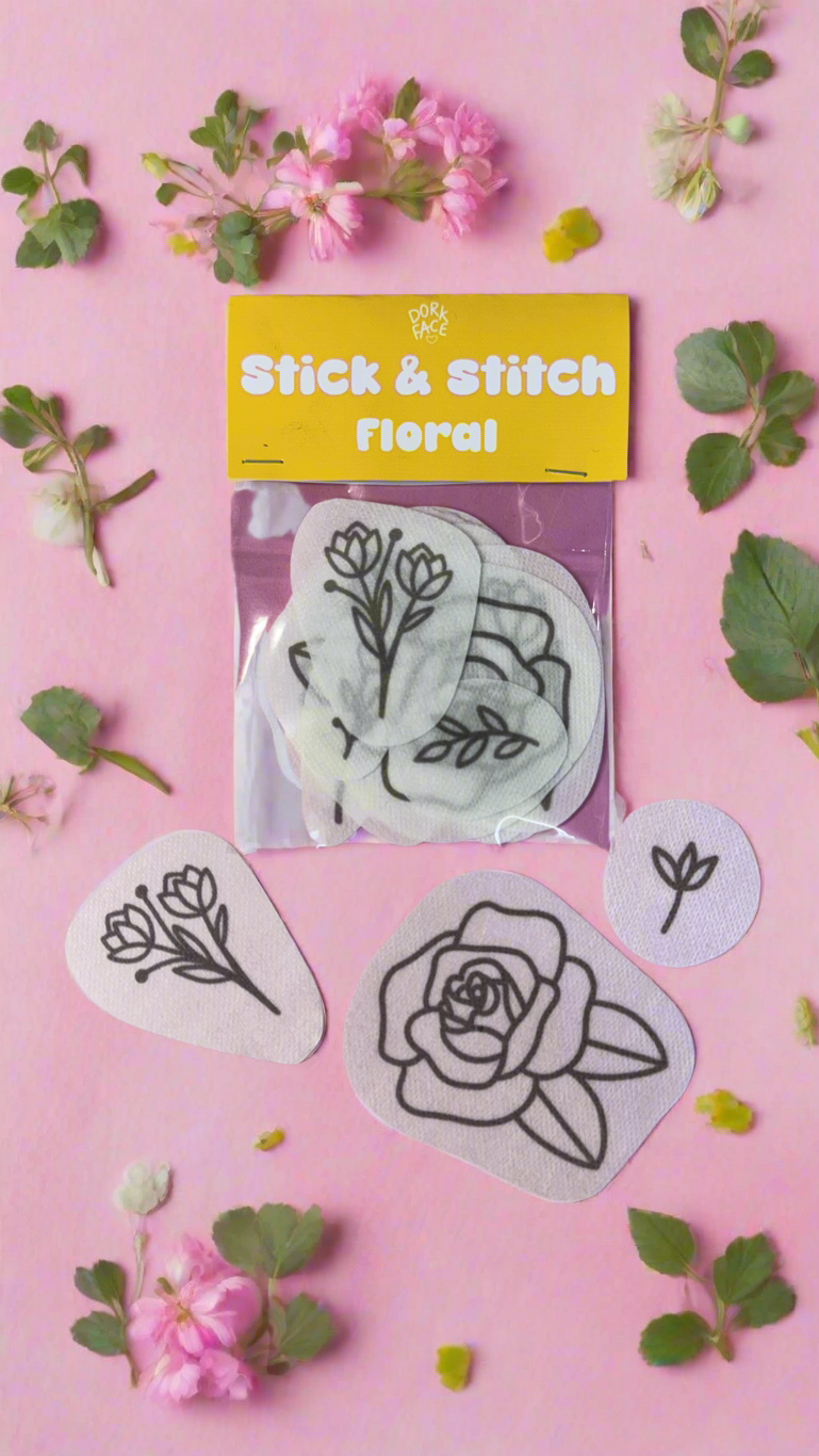 Floral Stick & Stitch Pack
