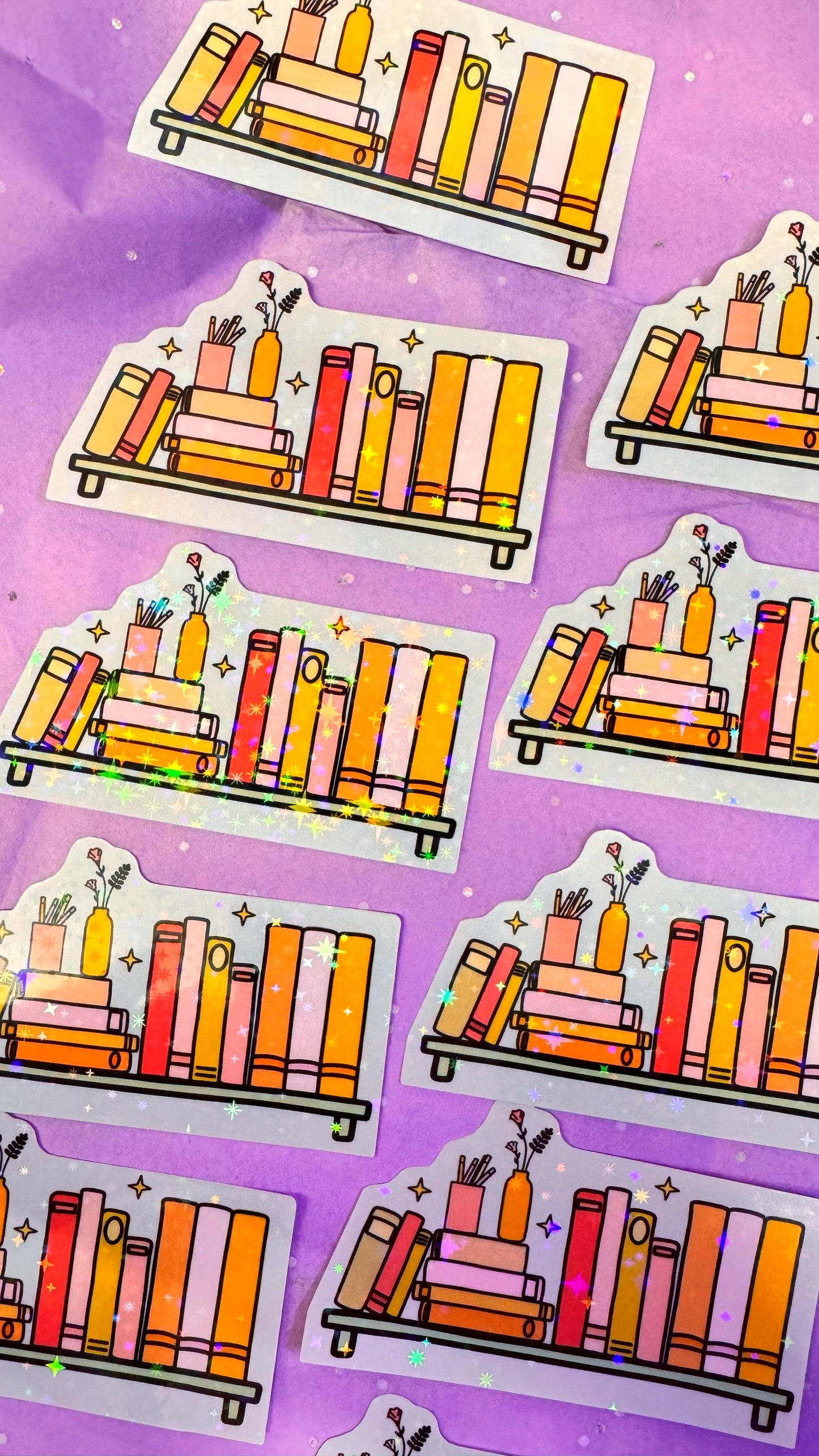 Bookshelf Display Sticker