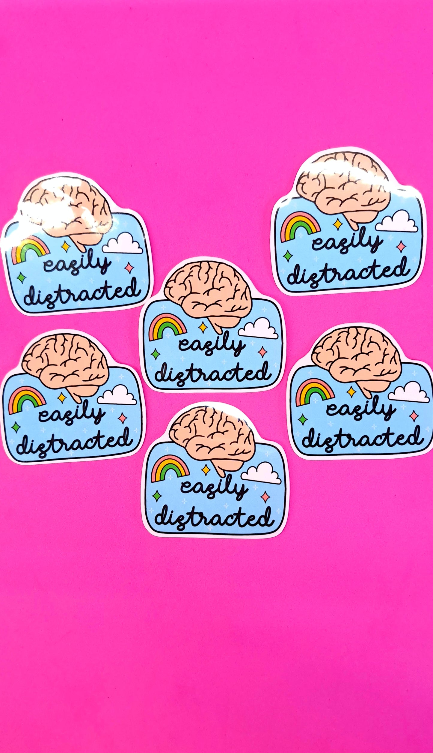 Easily Distracted Sticker