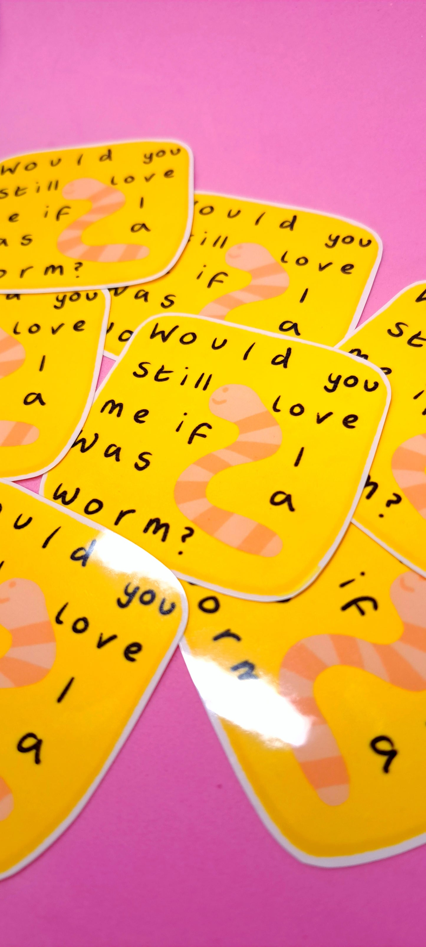 Worm Sticker