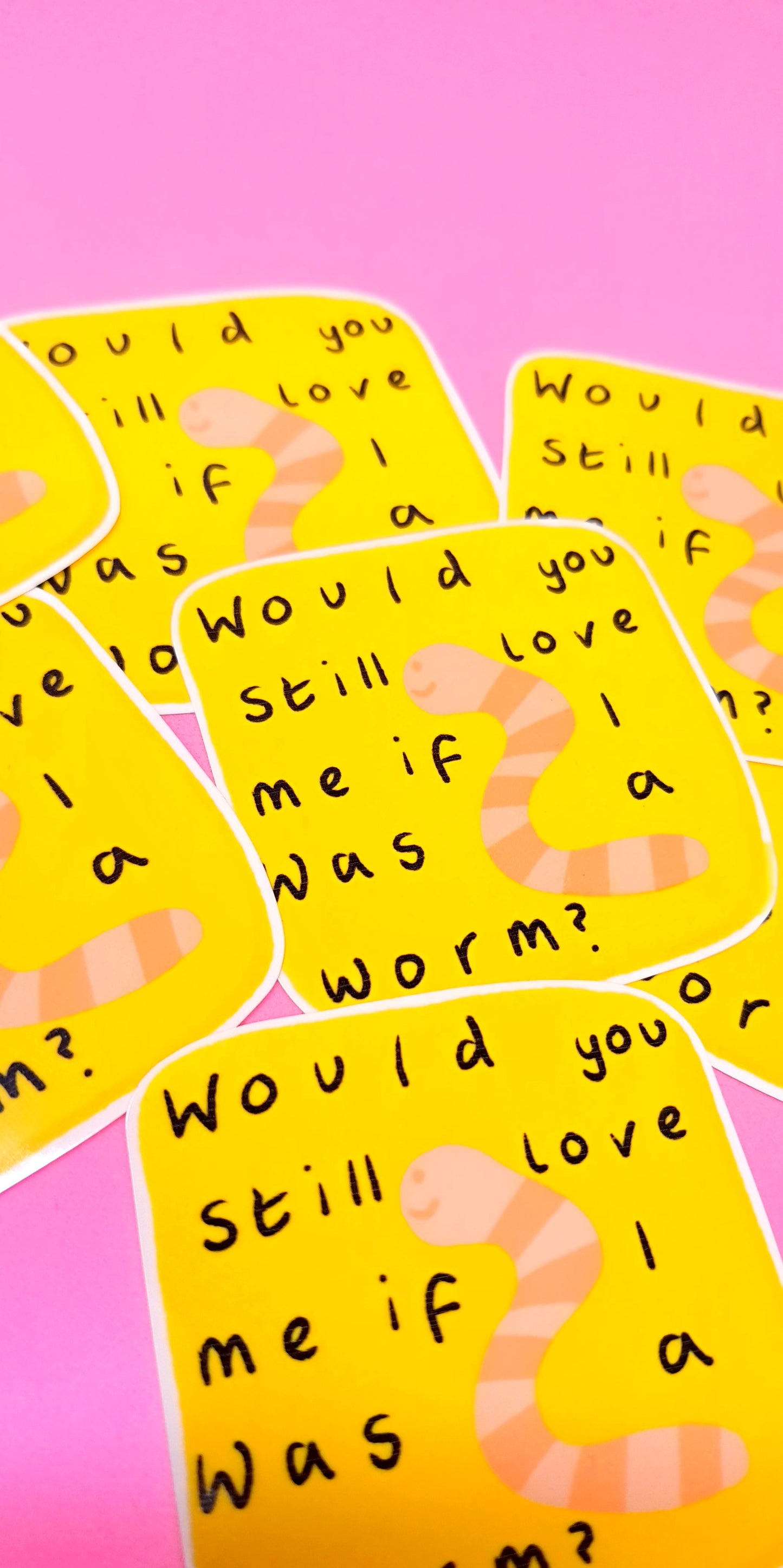 Worm Sticker