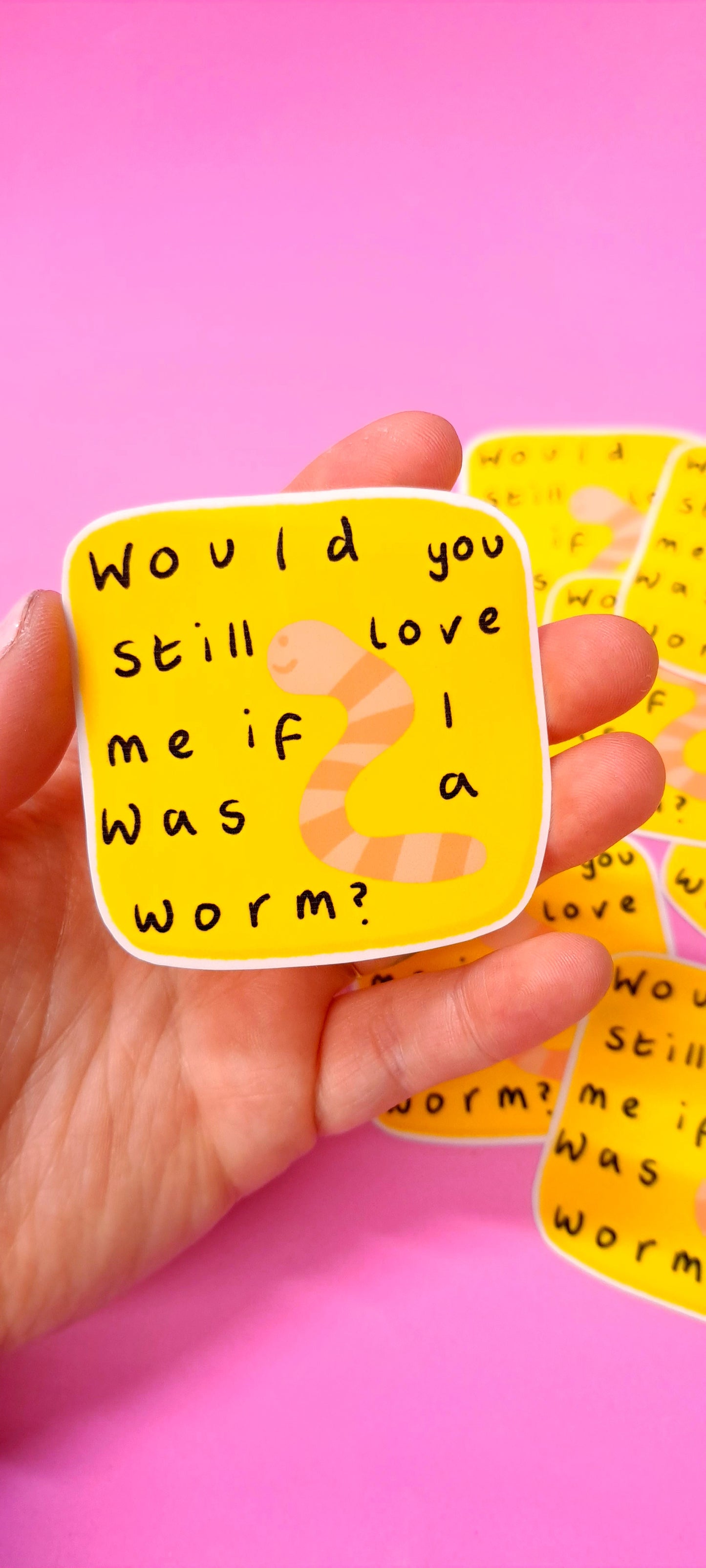 Worm Sticker