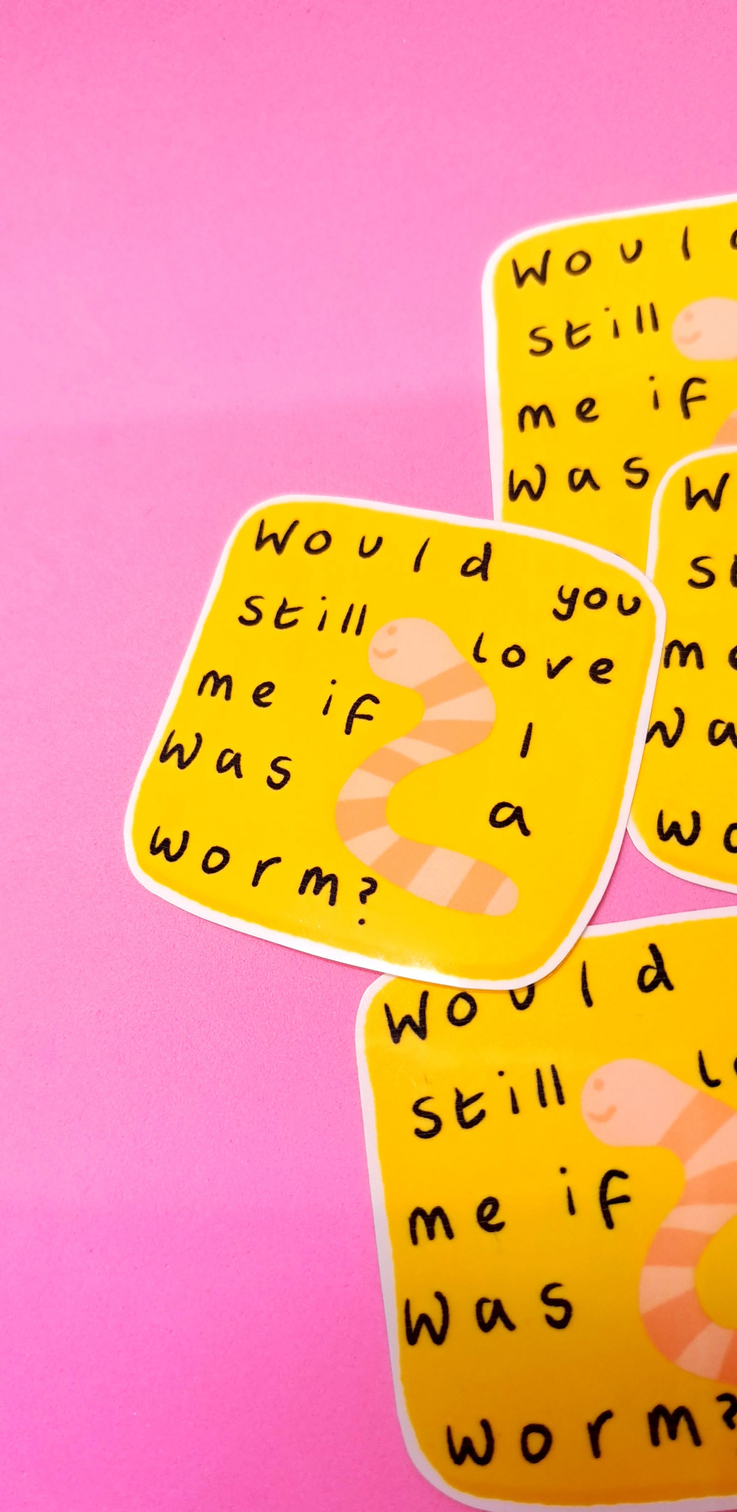 Worm Sticker