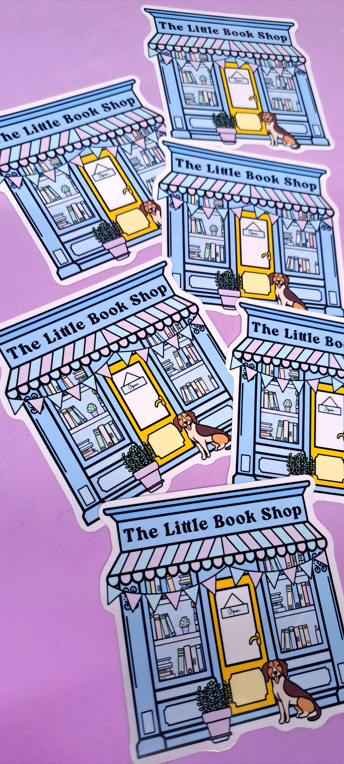 Book Shop Vinyl Sticker