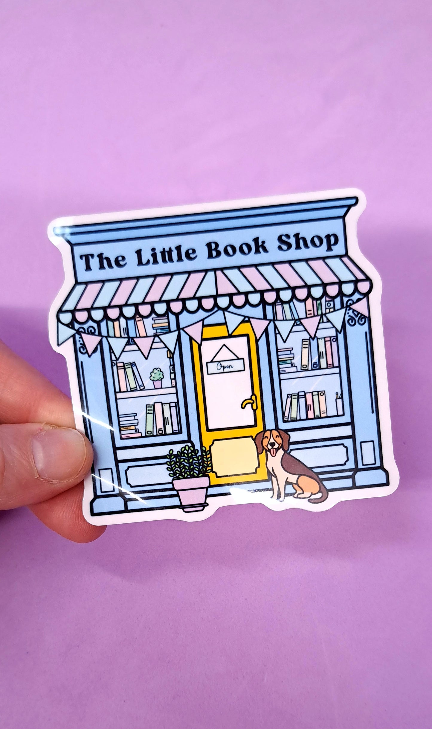 Book Shop Vinyl Sticker