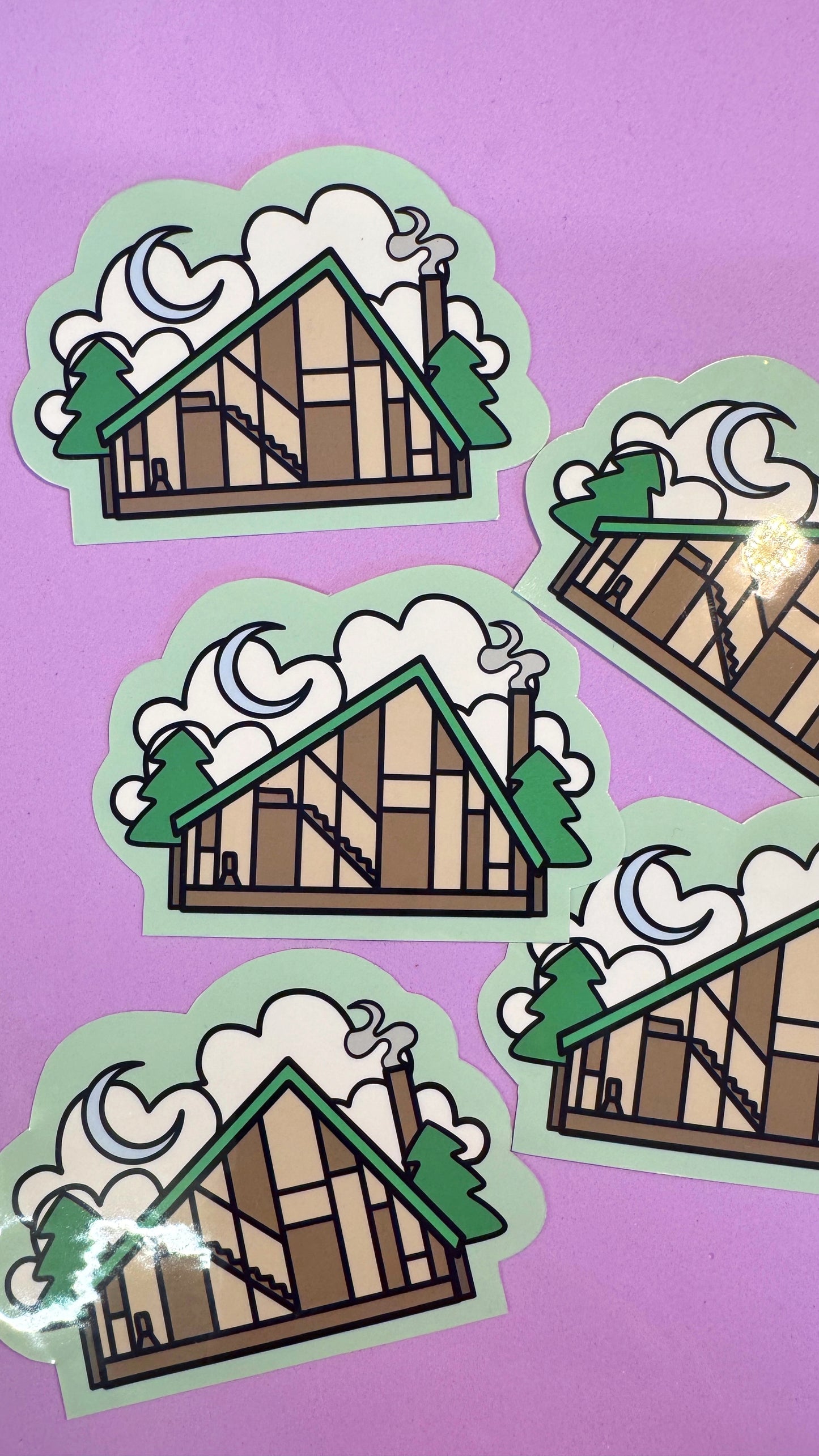 Folklore Cabin Sticker