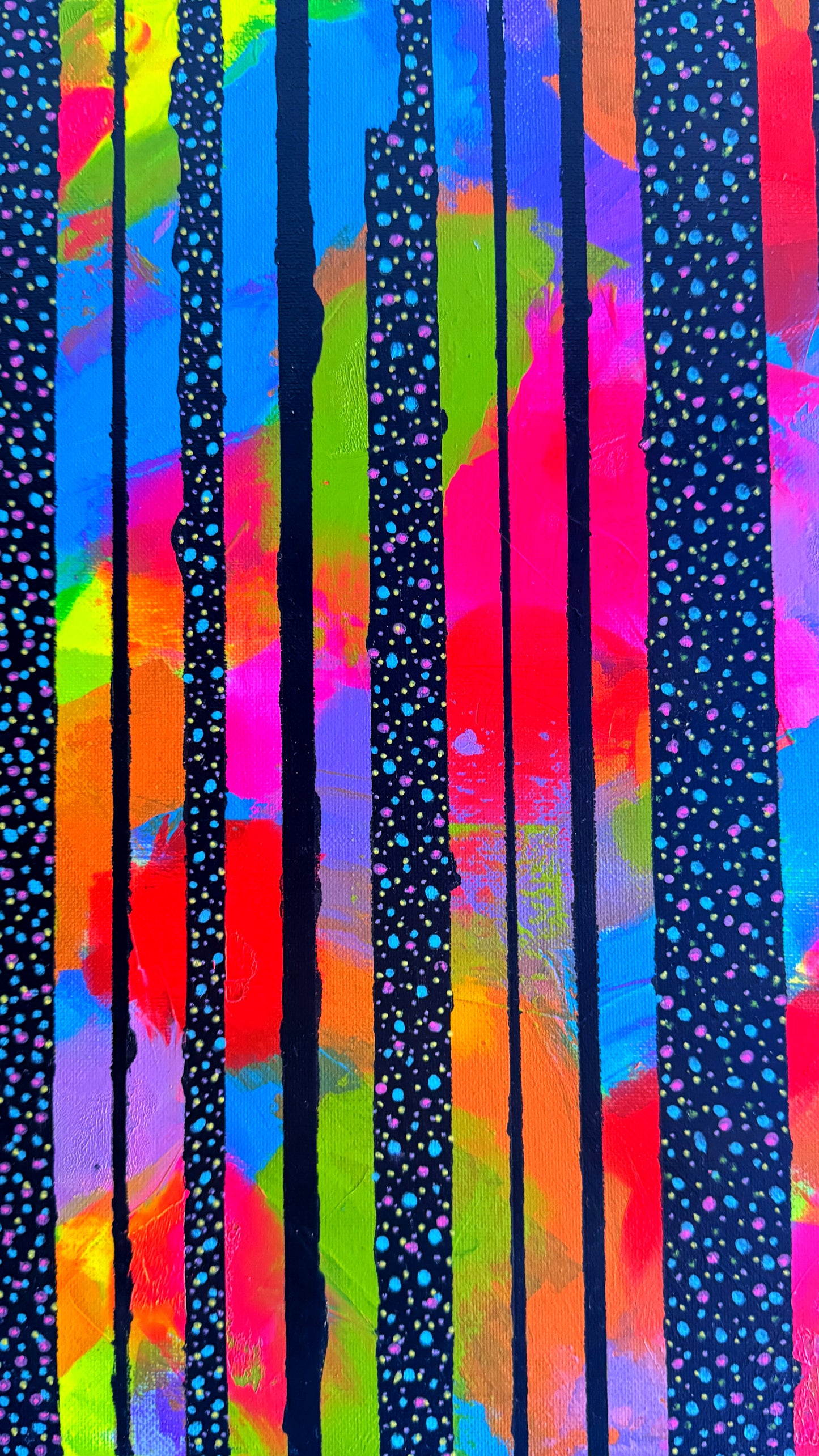 Rainbow Riot 🌈 Painting
