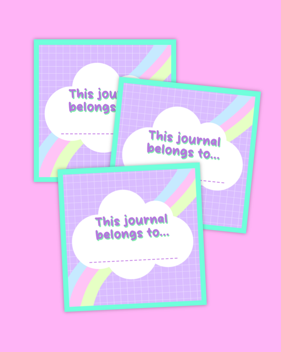 Journal Belongs To Sticker