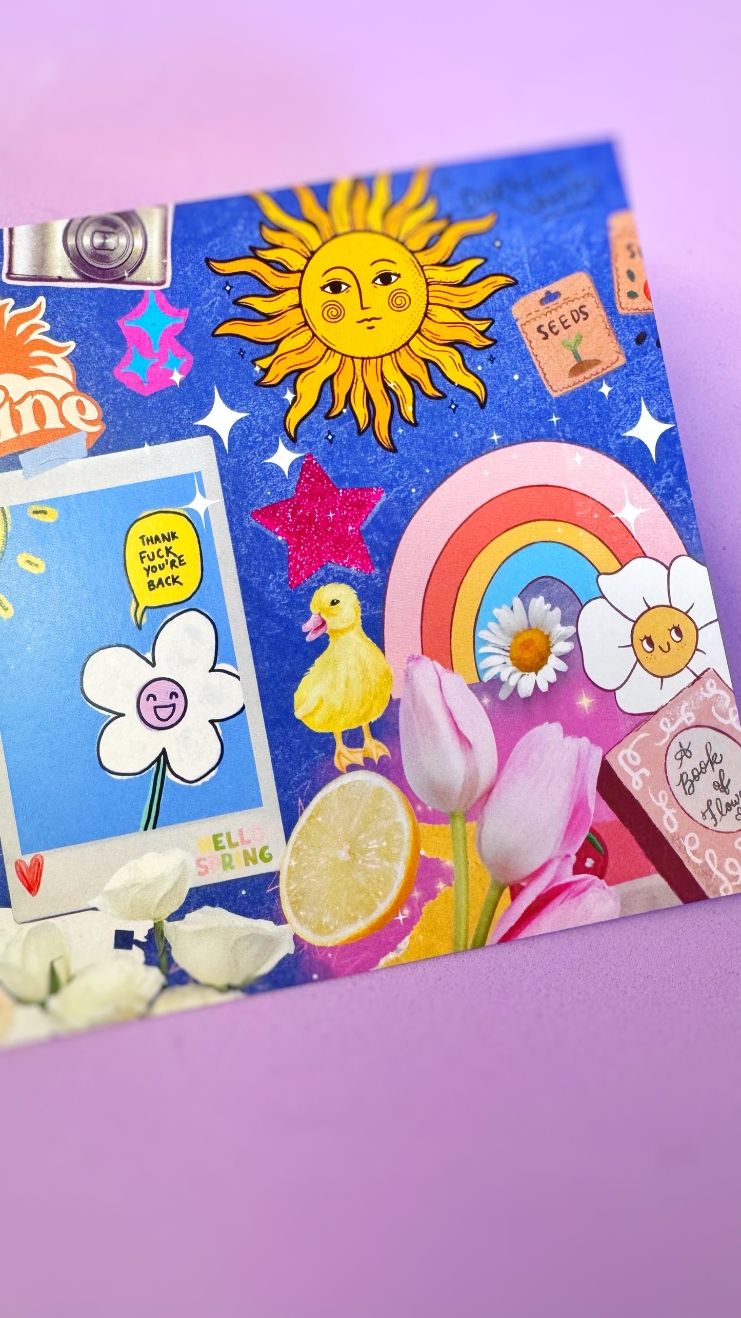 Hello Sunshine Postcard Print