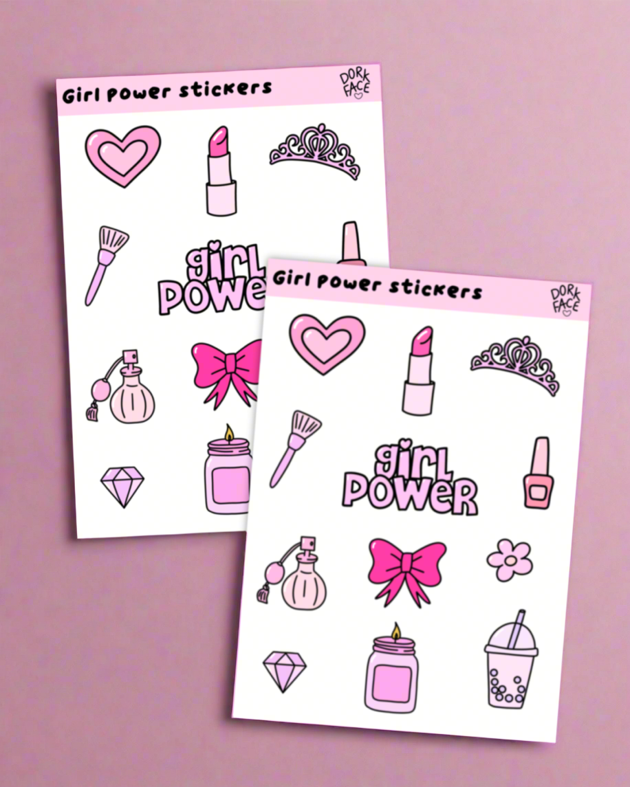 Girl Power Sticker Sheet