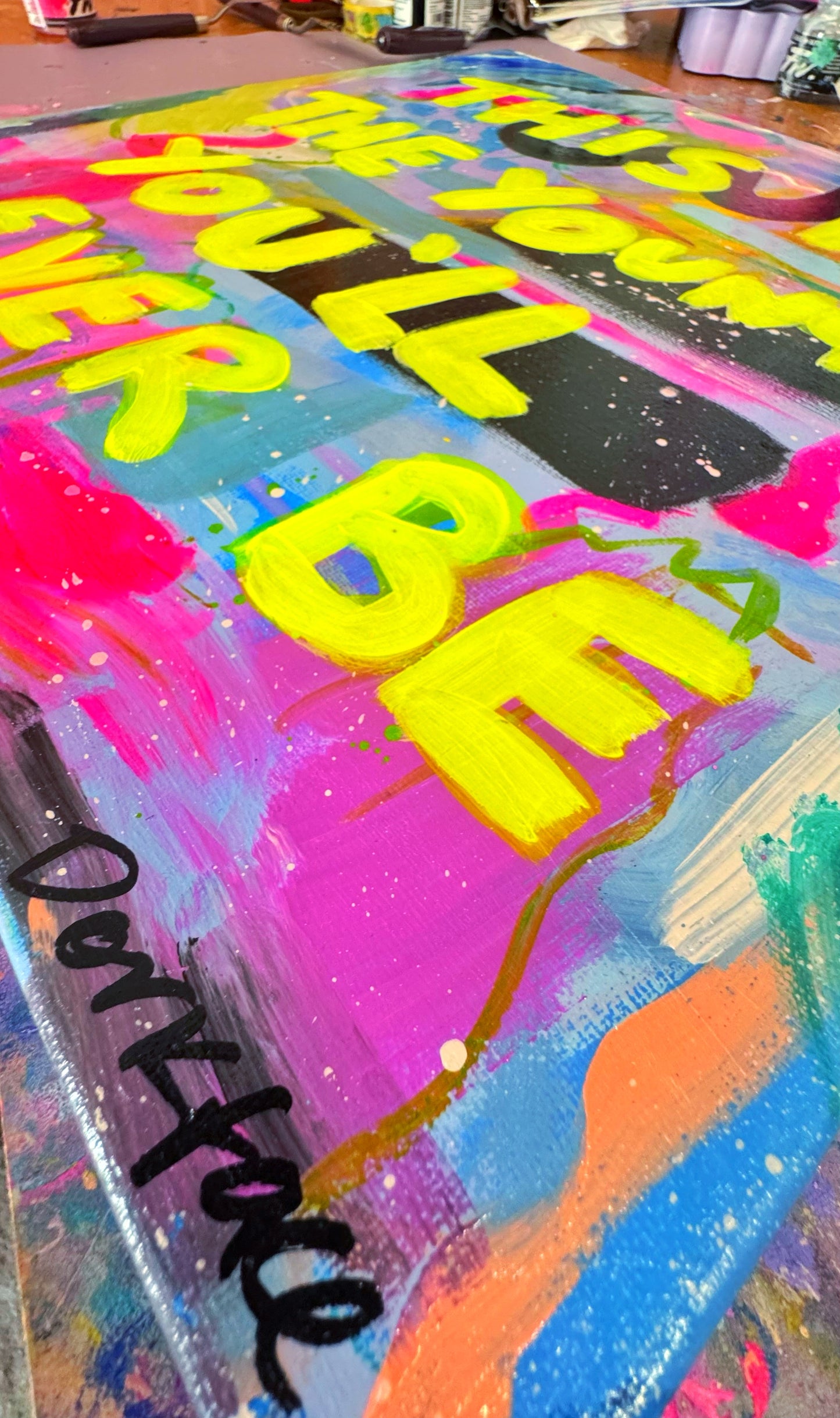 ‘Now Or Never’ Canvas