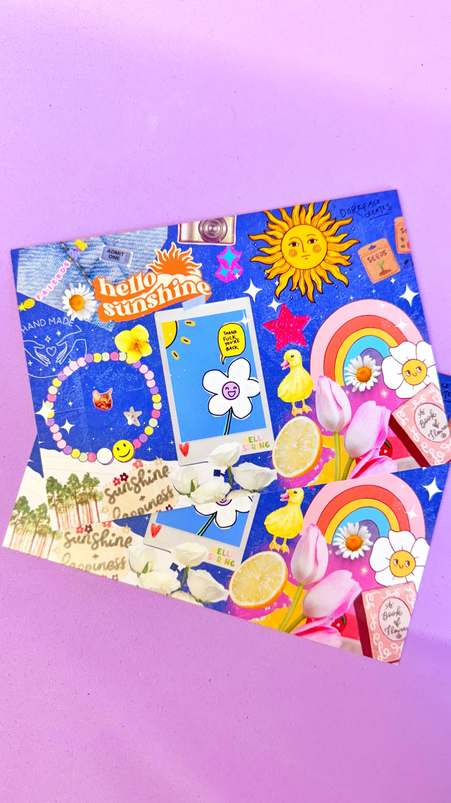 Hello Sunshine Postcard Print