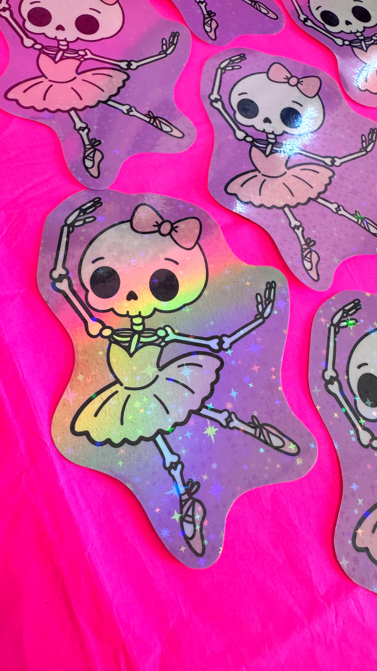 Skele Ballerina Sticker