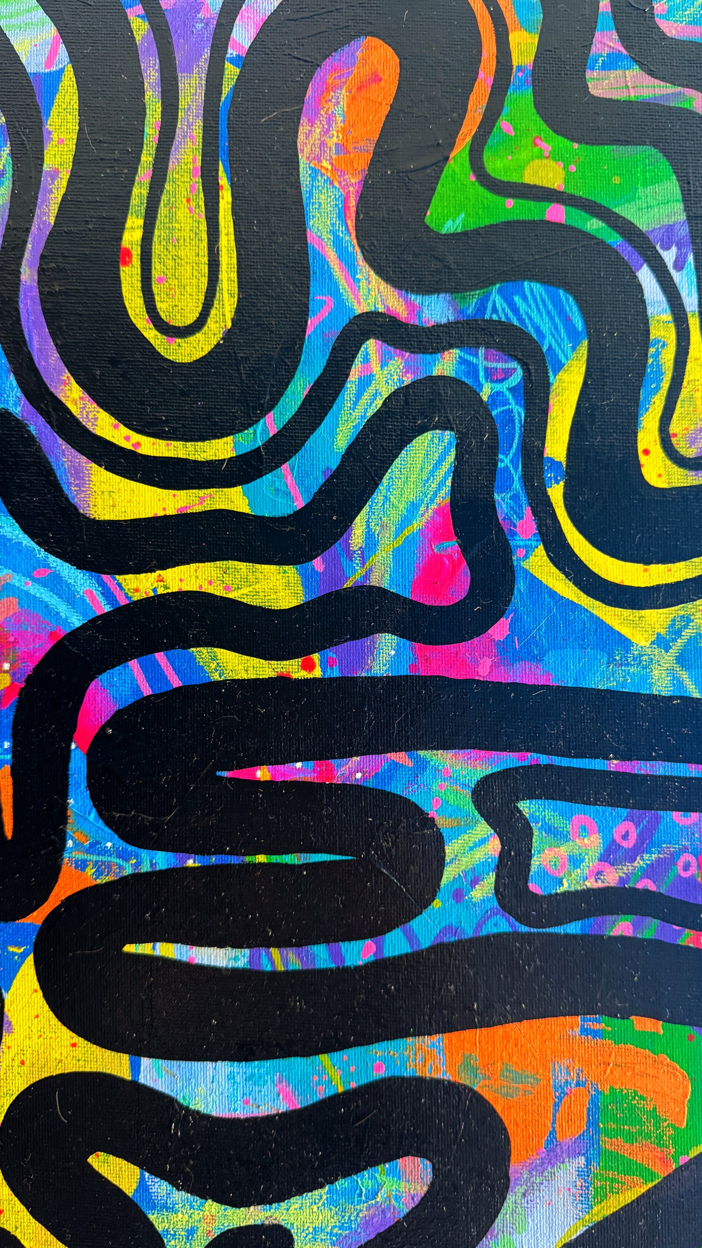 Rainbow Drift Painting