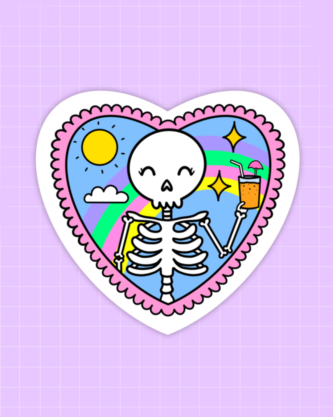 Skele Summer Sticker