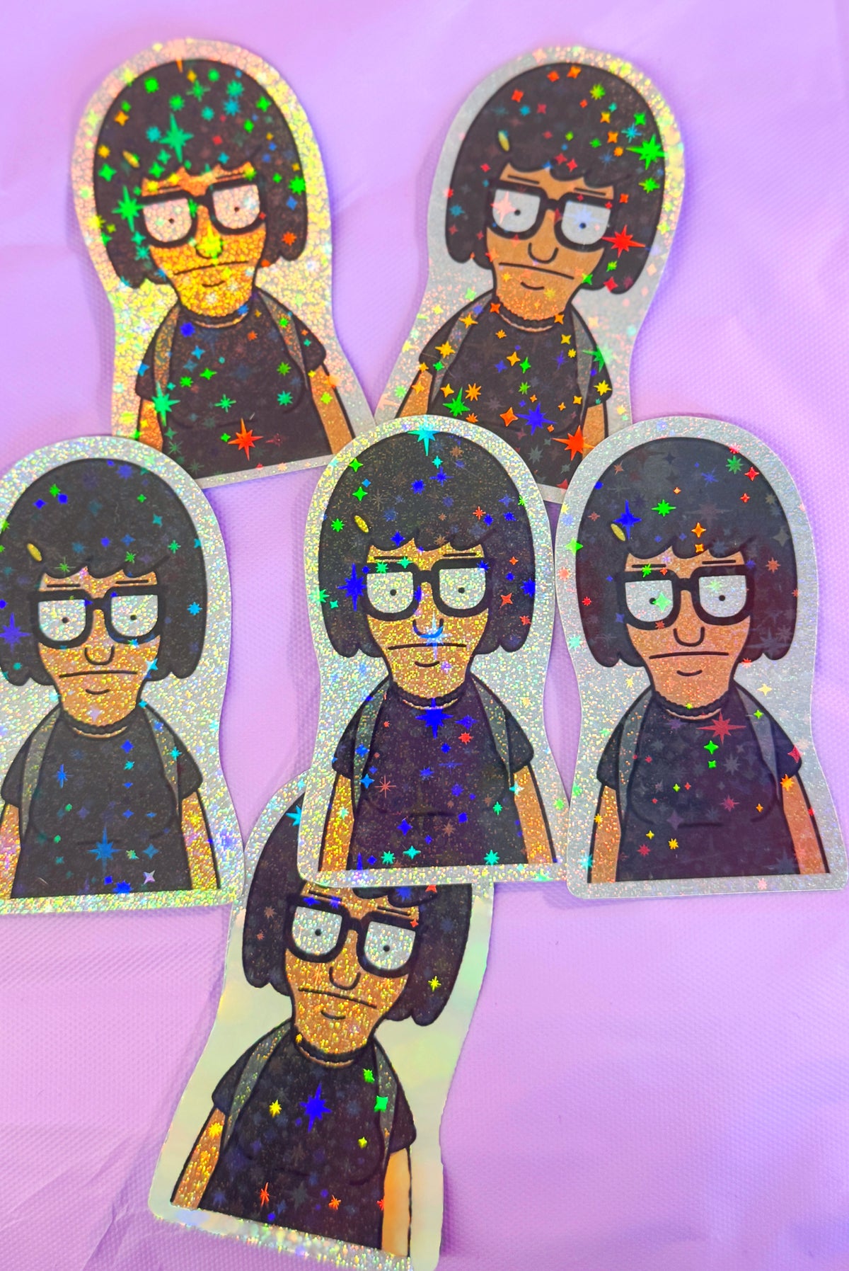 Goth Tina Glitter Sticker