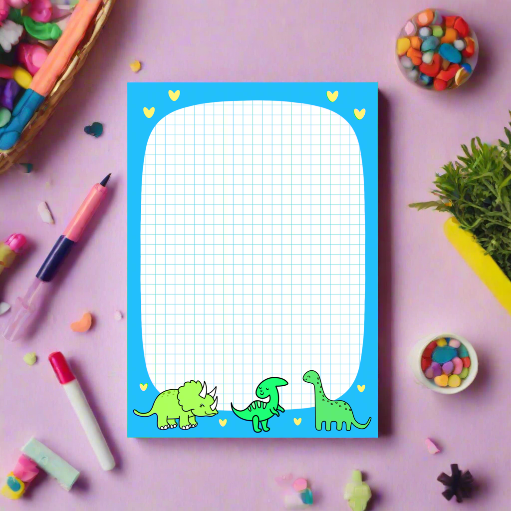 Dinosaur A5 notepad