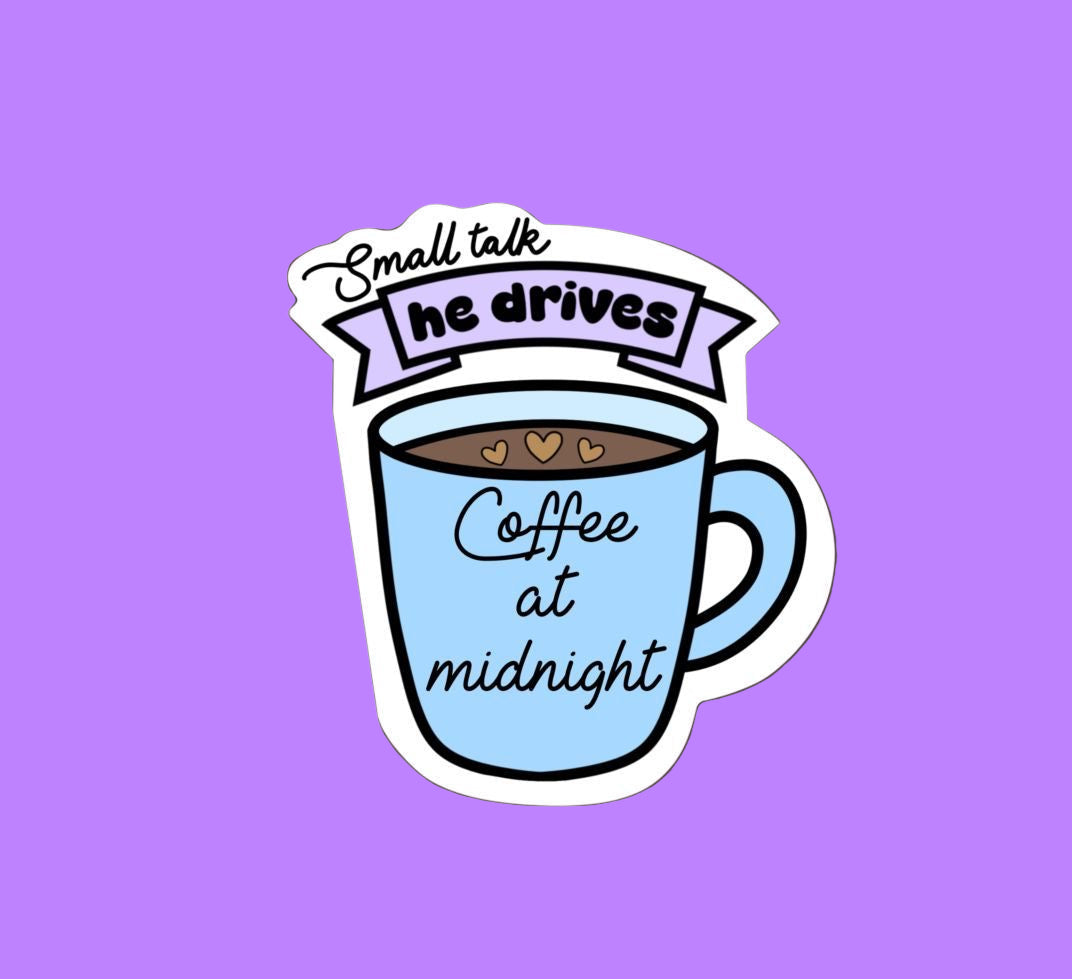 Coffee At Midnight Sticker
