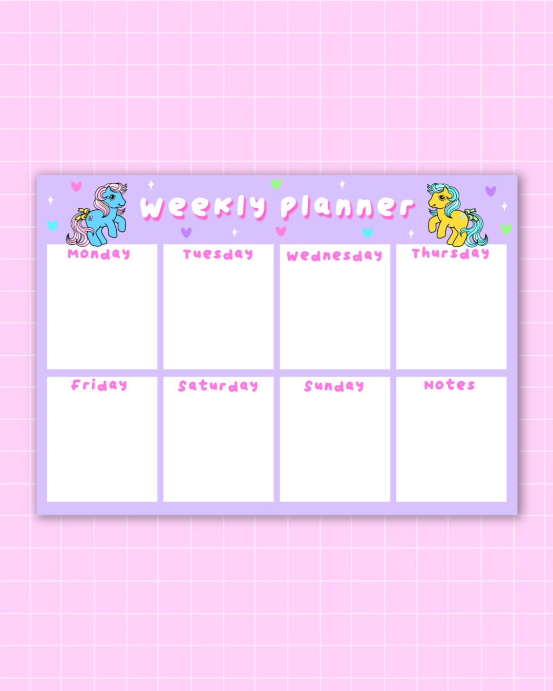Weekly MLP Notepad A4