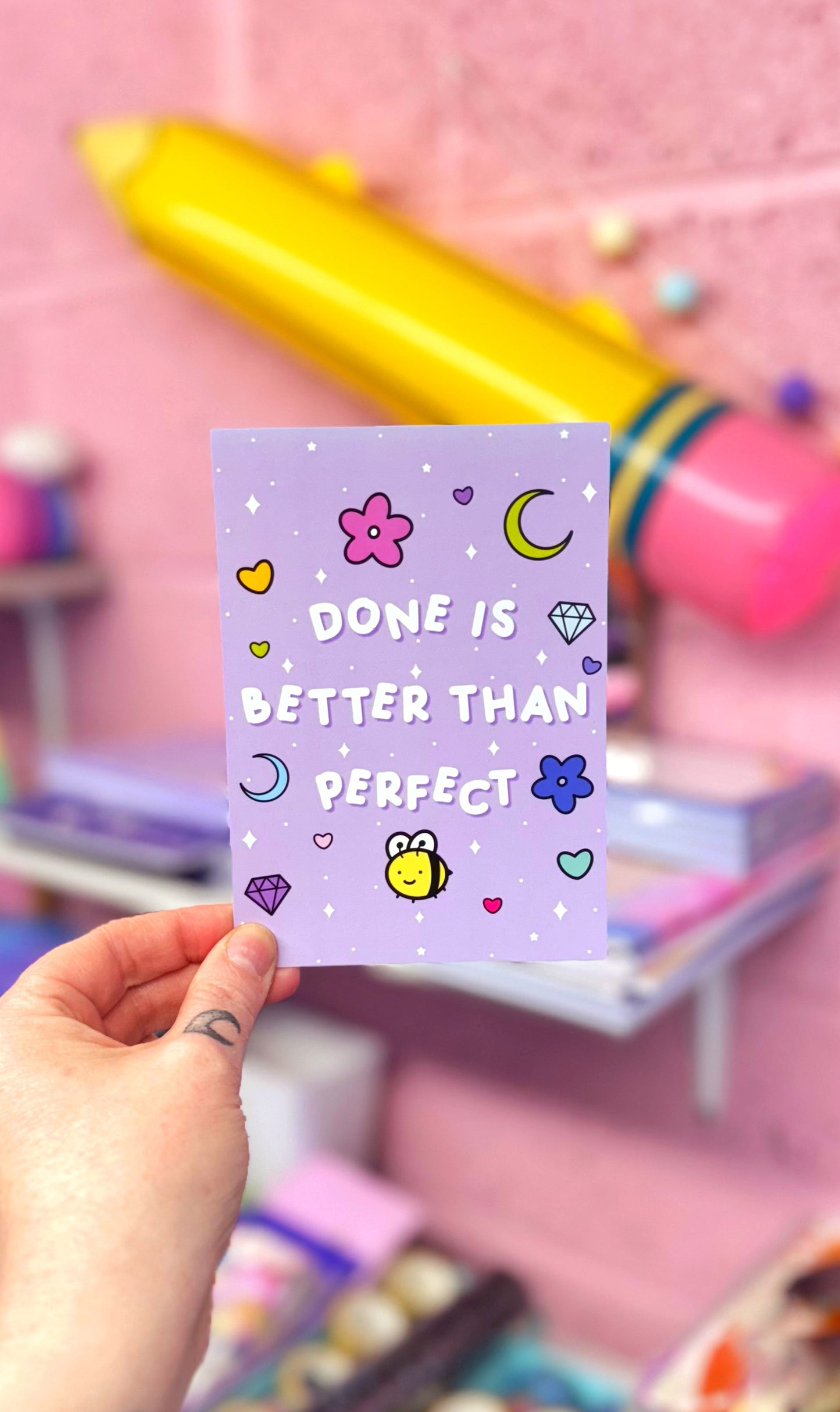 Done Is Better Than Perfect - Postcard Print