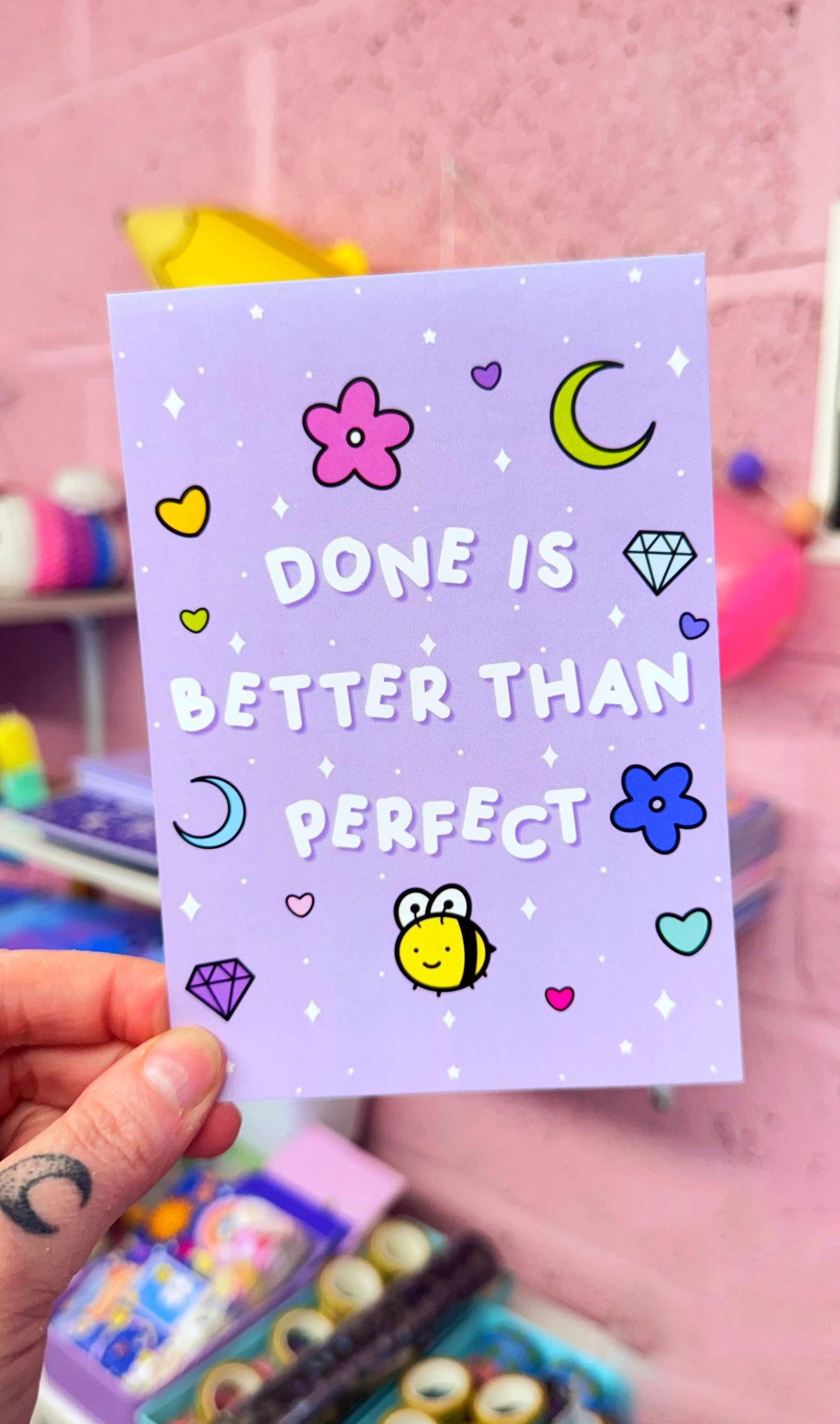 Done Is Better Than Perfect - Postcard Print