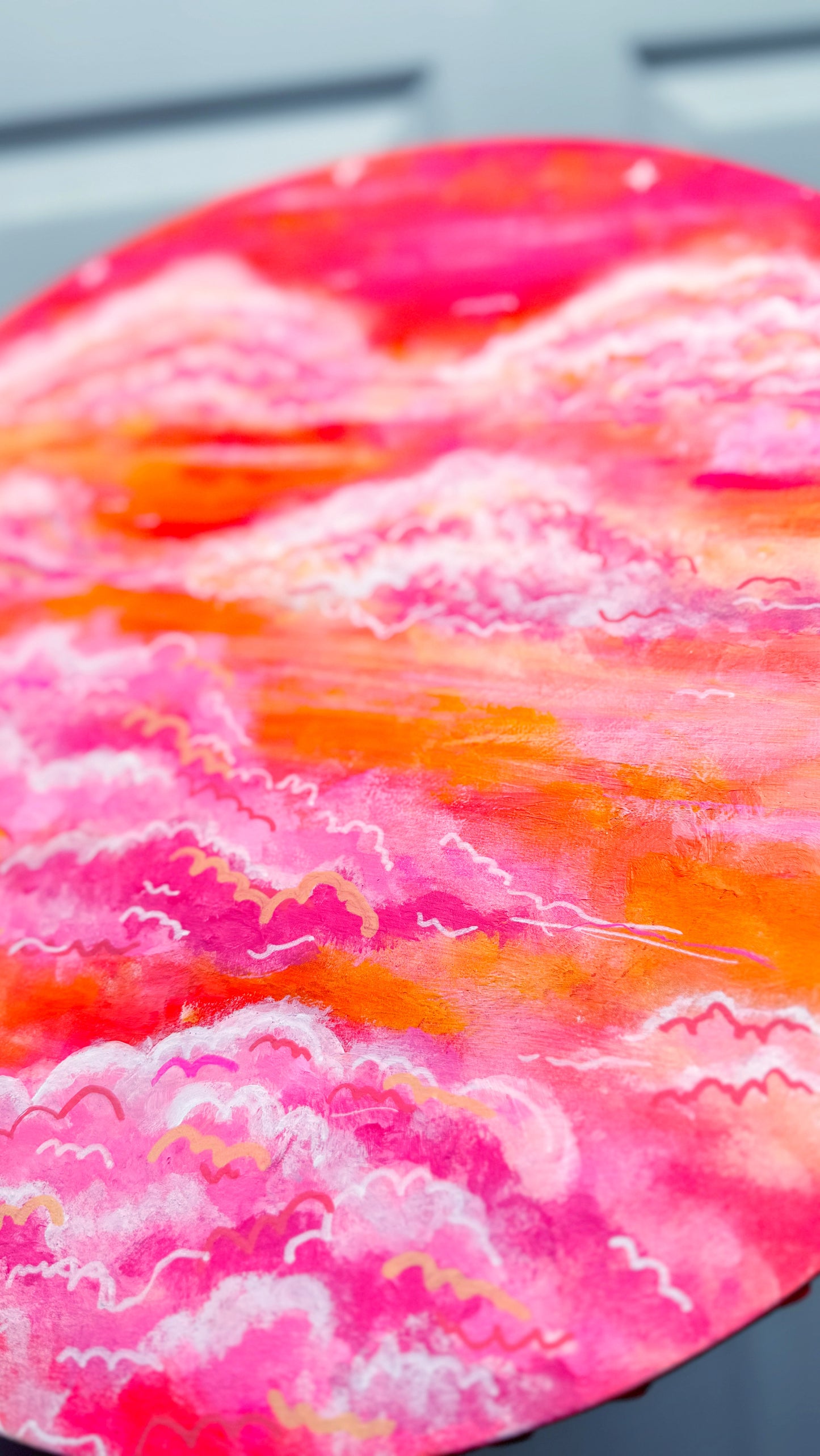 Sunset Clouds Painting