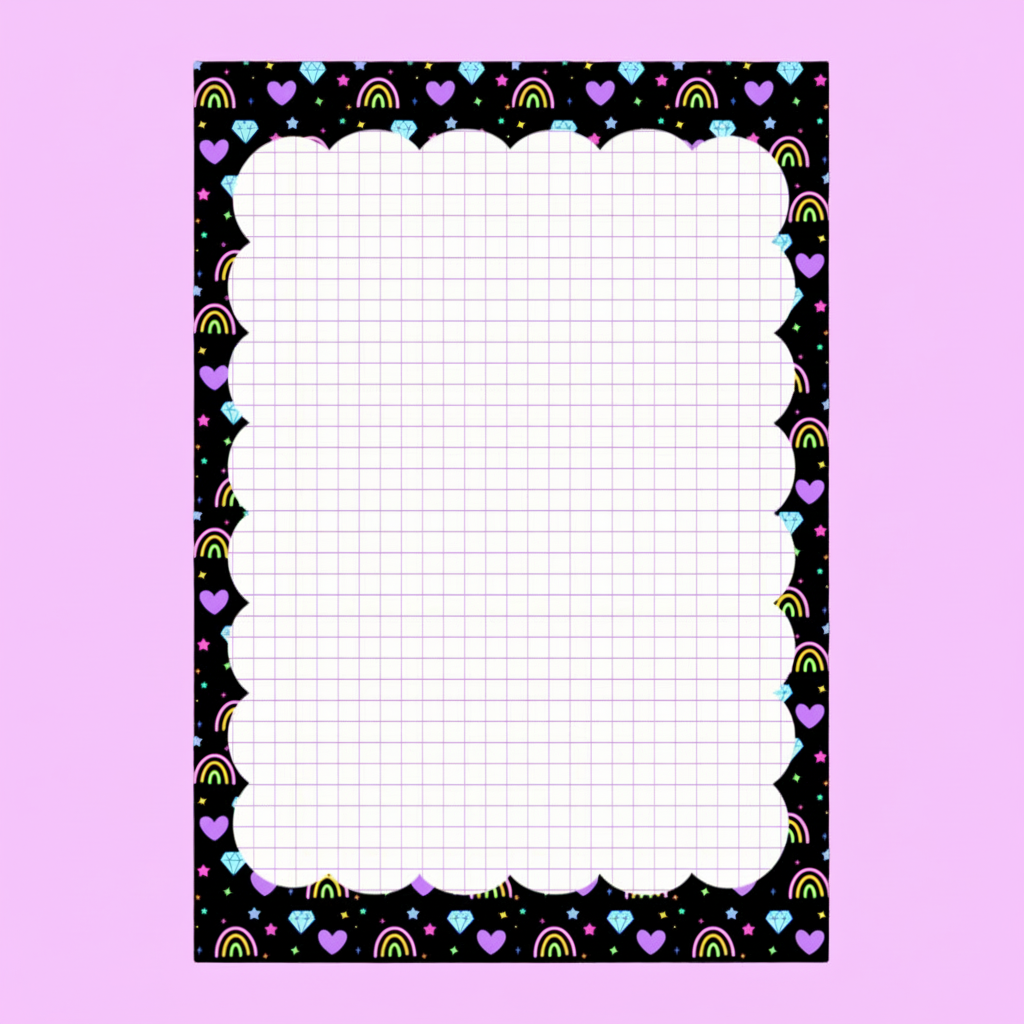 Dark Rainbows Notepad