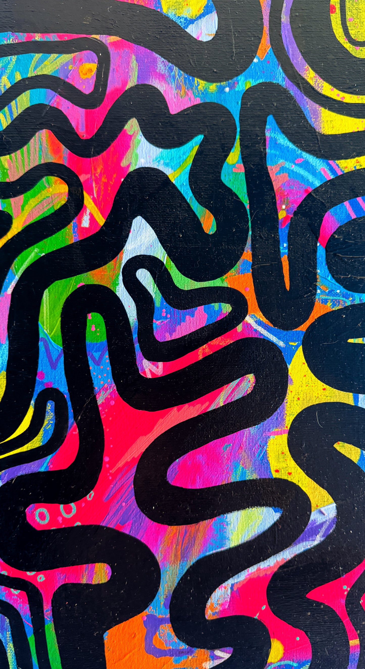 Rainbow Drift Painting