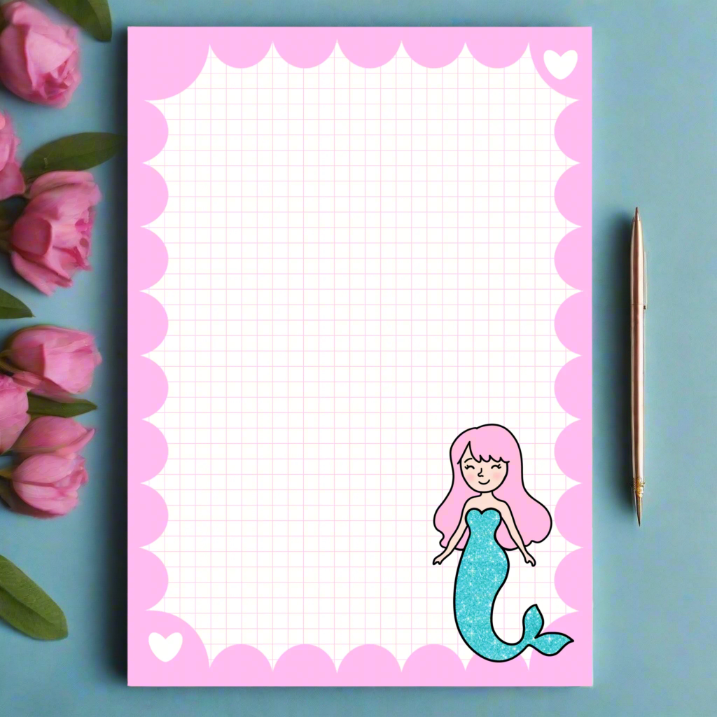 Mermaid Notepad