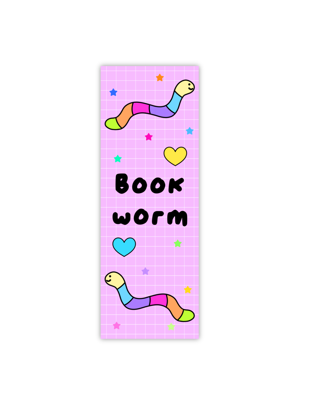 Book Worm Bookmarks