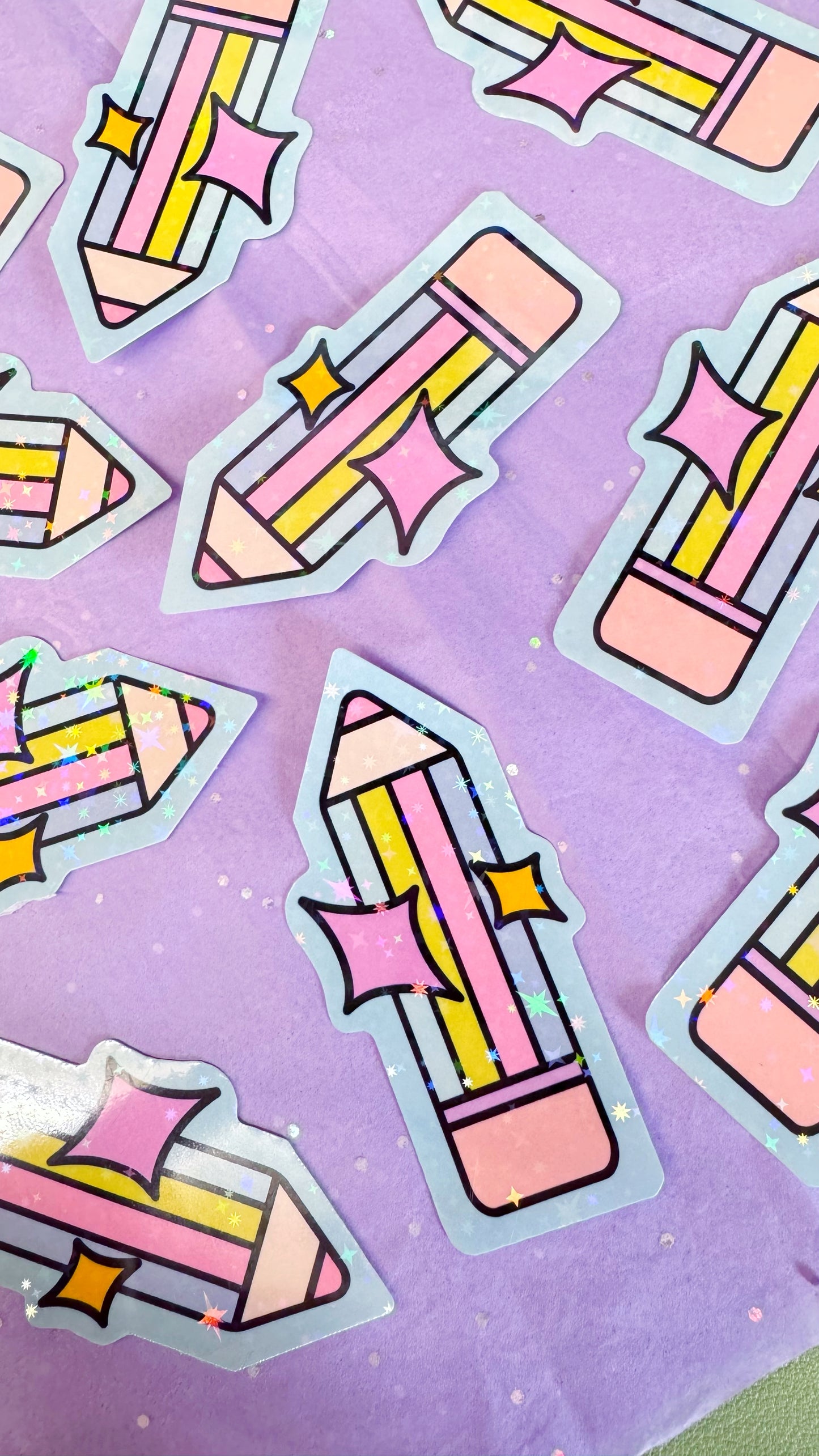 Rainbow Pencil Sticker