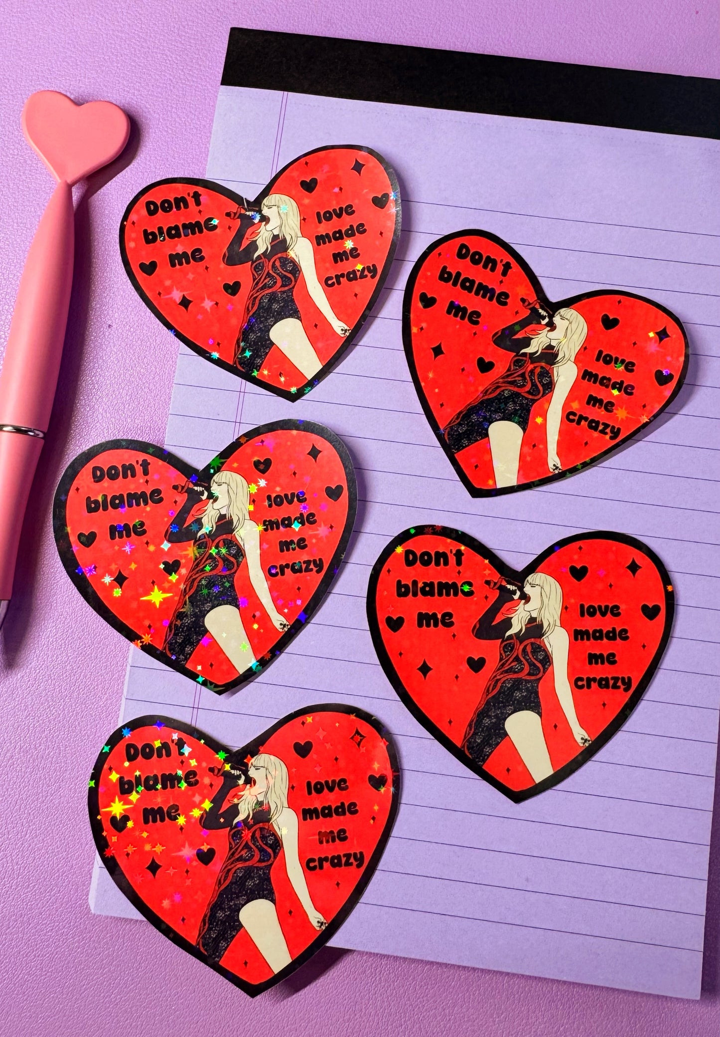 Don’t Blame Me Sticker