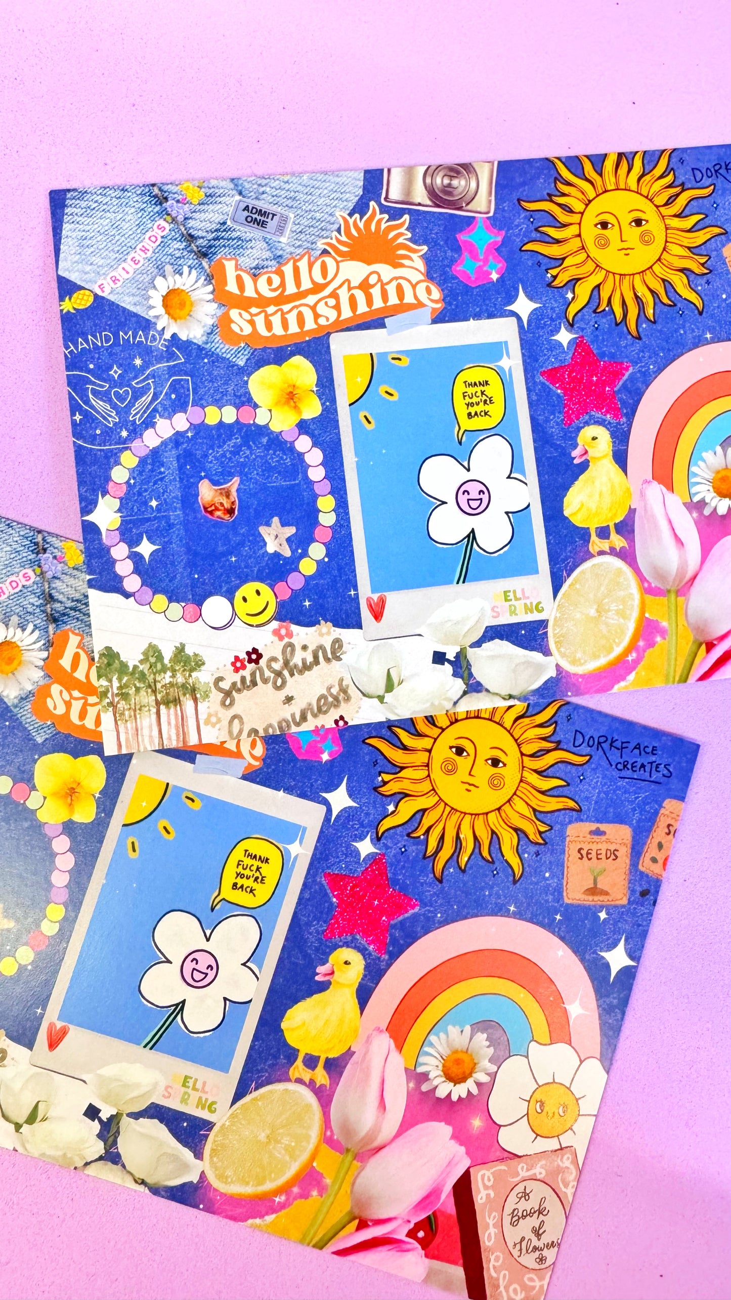 Hello Sunshine Postcard Print