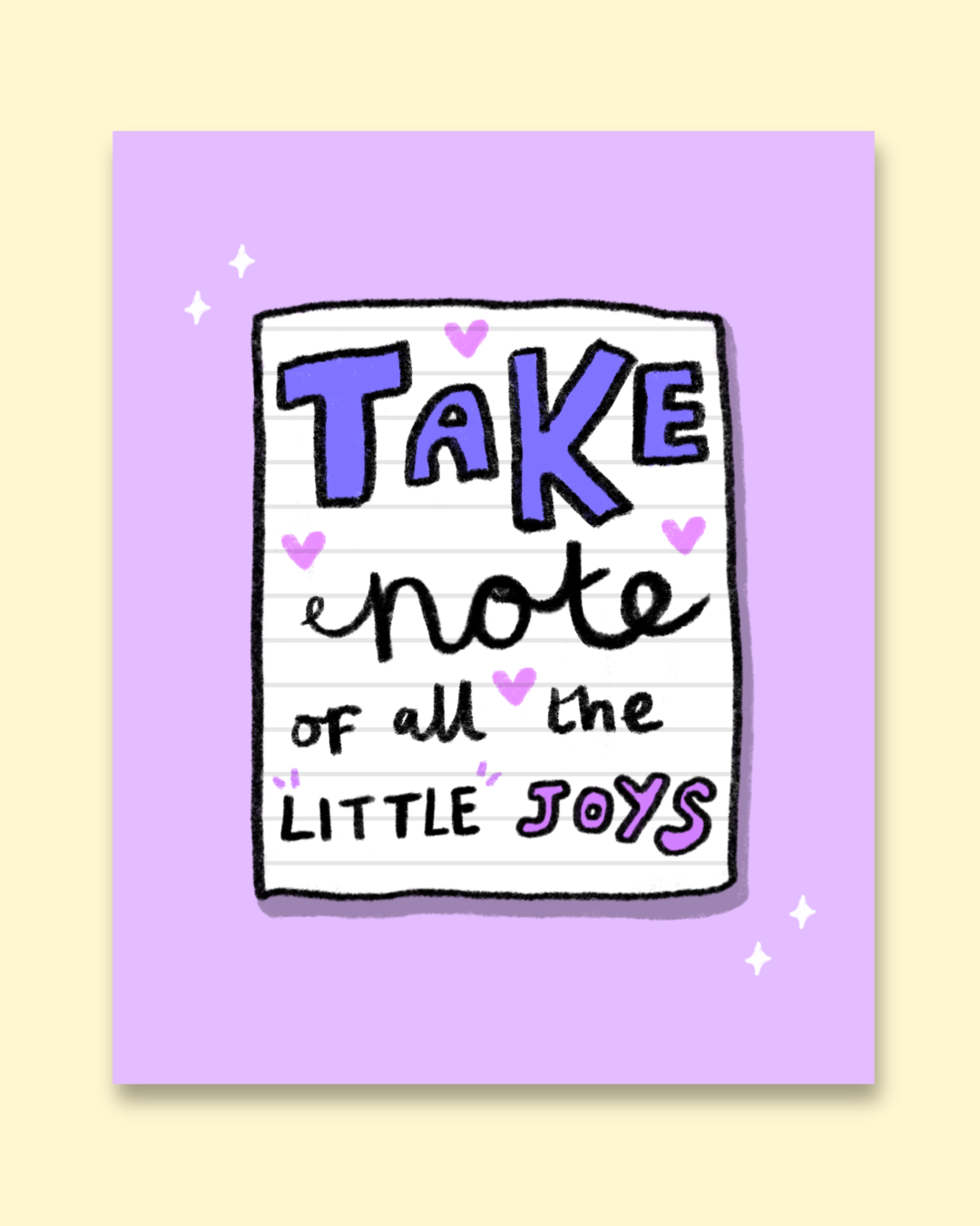 Take Note Print