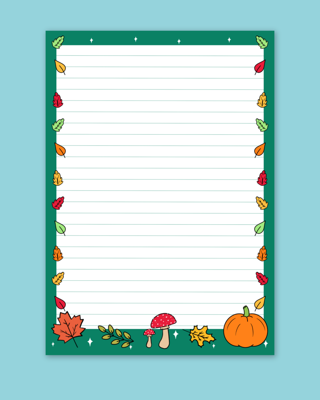 Autumnal Notepad
