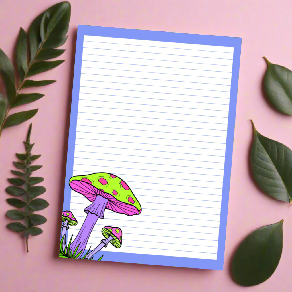 Mushroom A5 Notepad