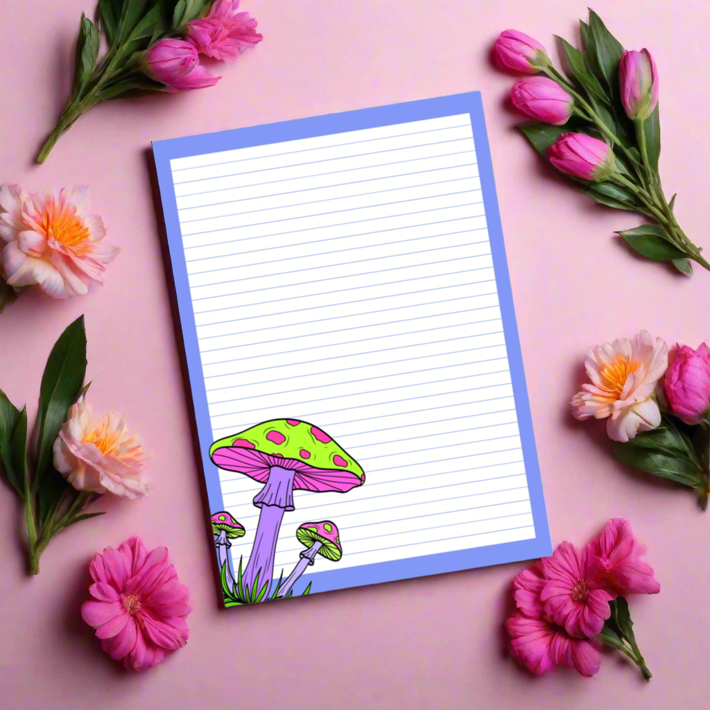 Mushroom A5 Notepad