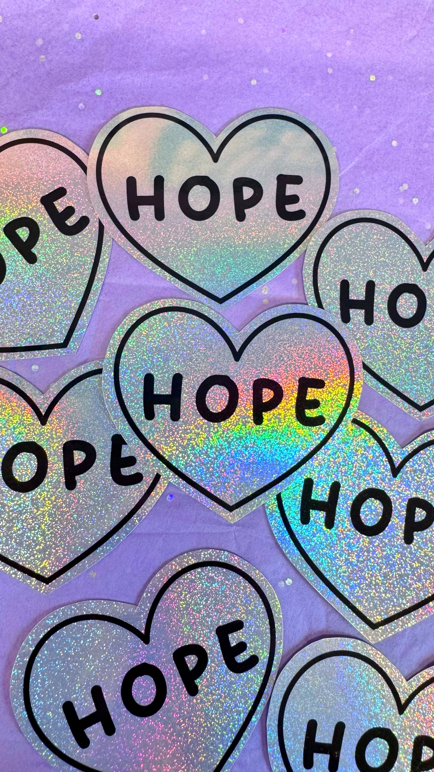 Hope Holographic Sticker