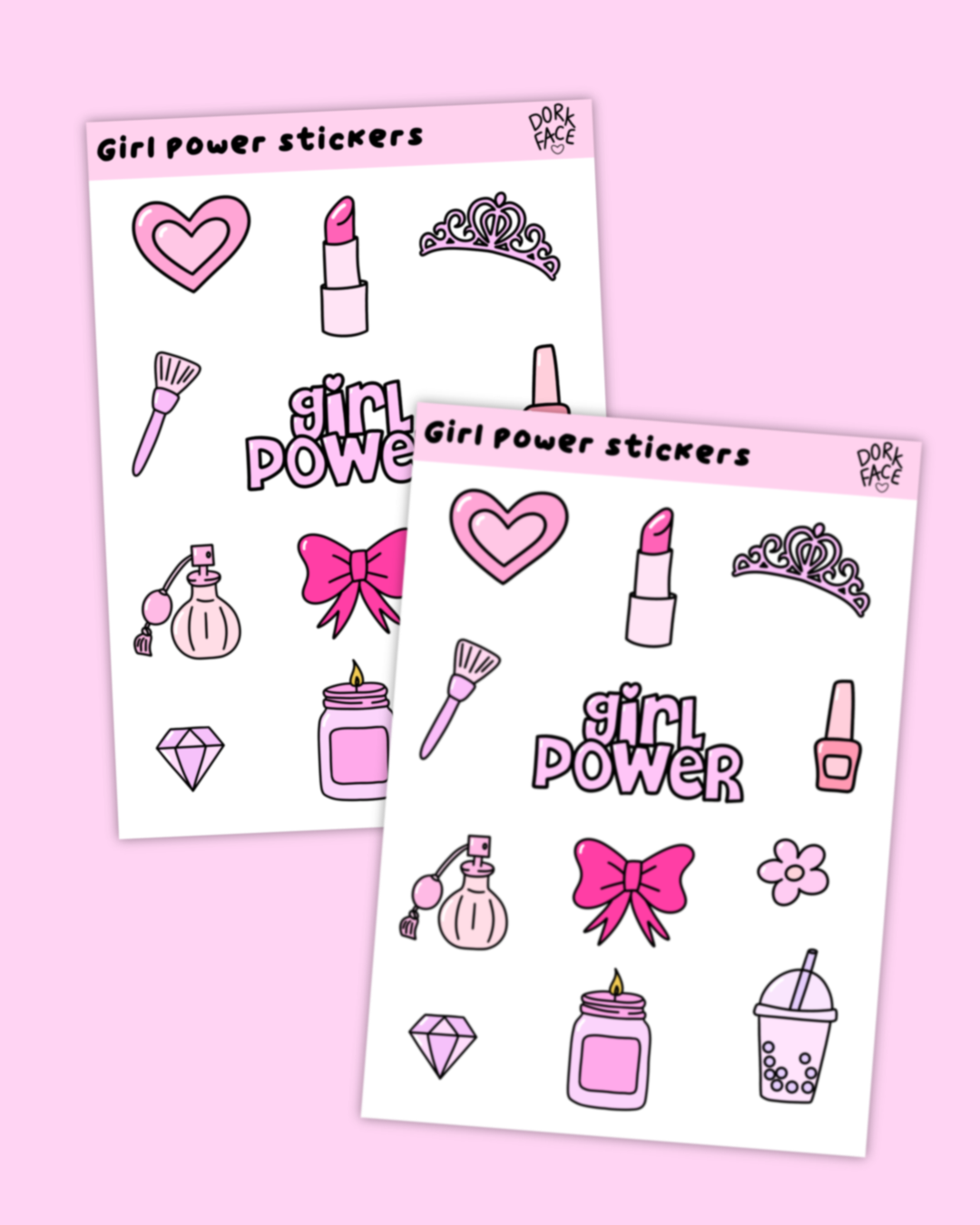 Girl Power Sticker Sheet