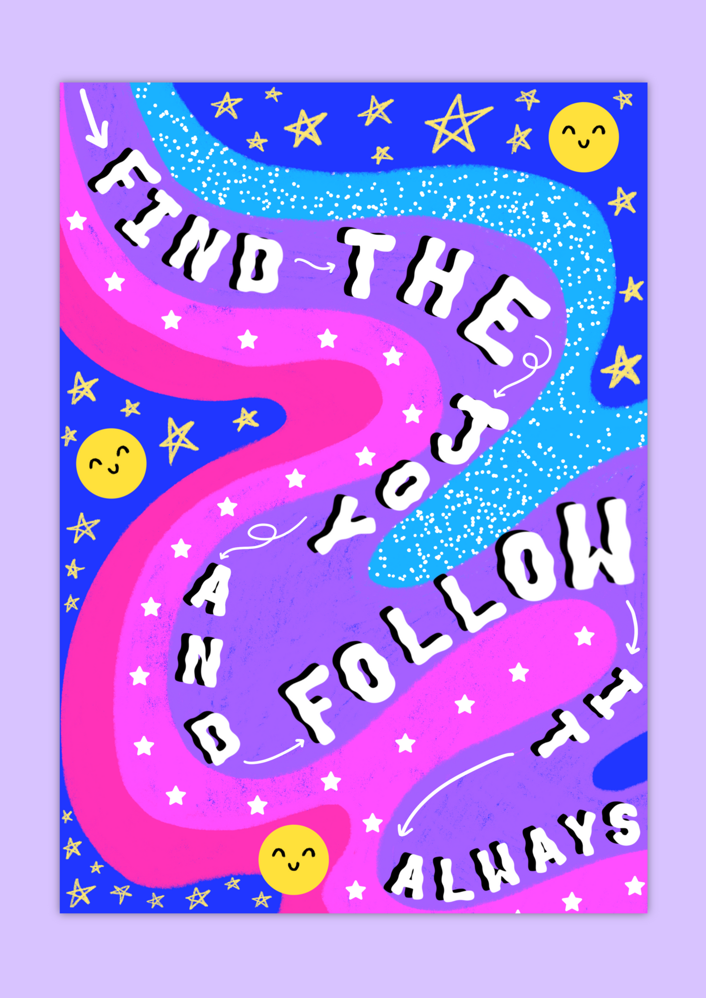 Find The Joy Art Print