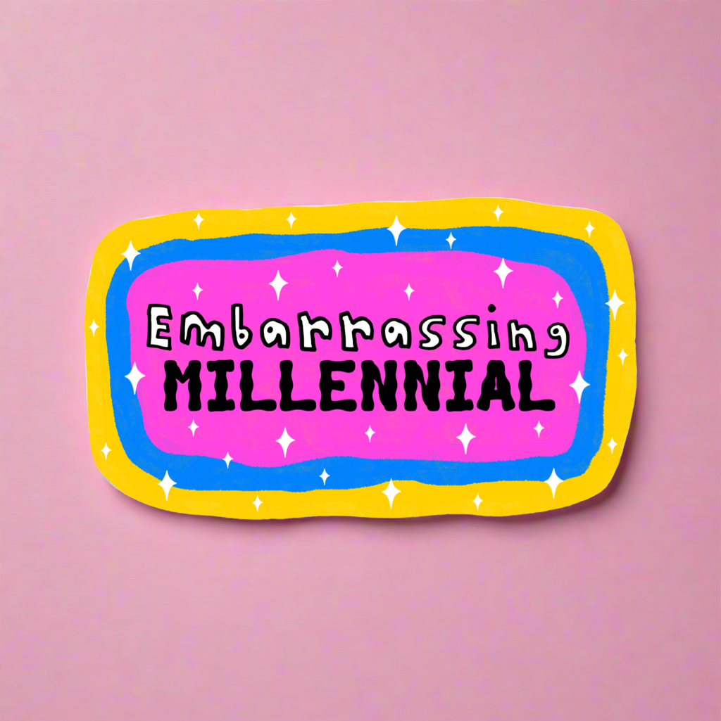 Embarrassing Millenial Sticker