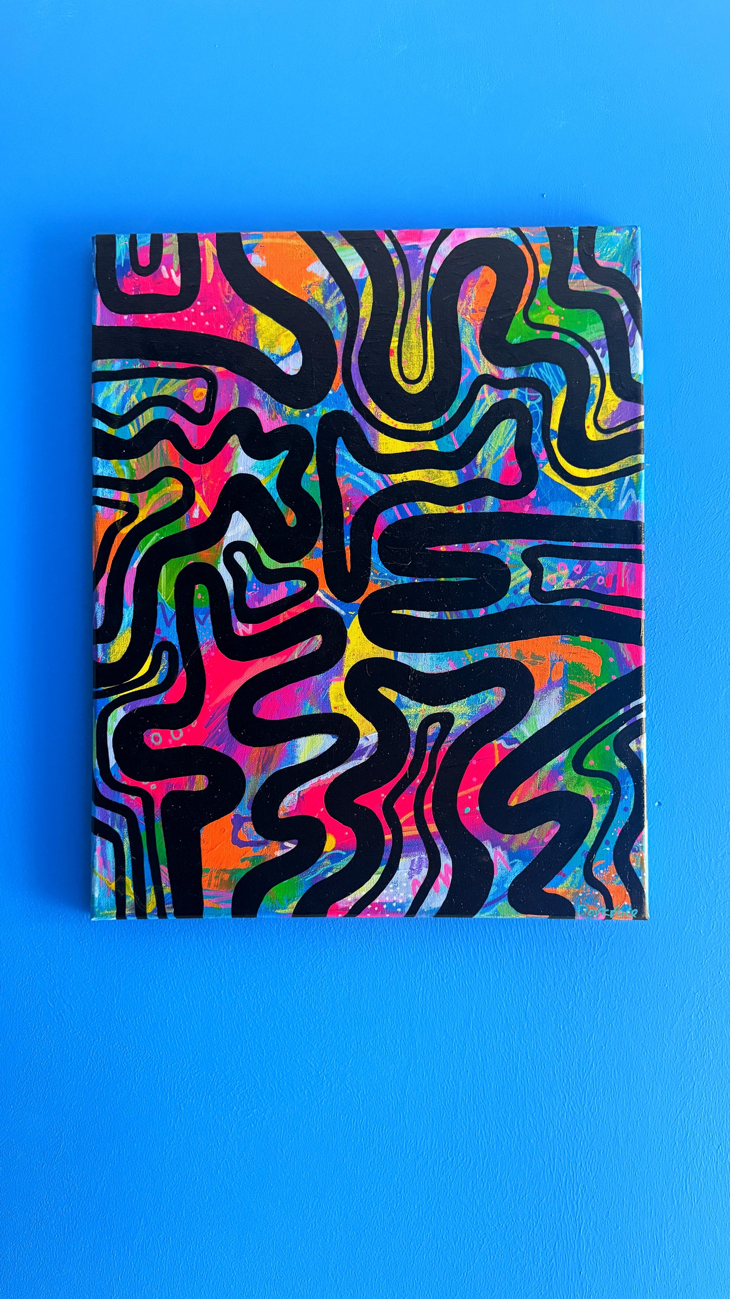Rainbow Drift Painting