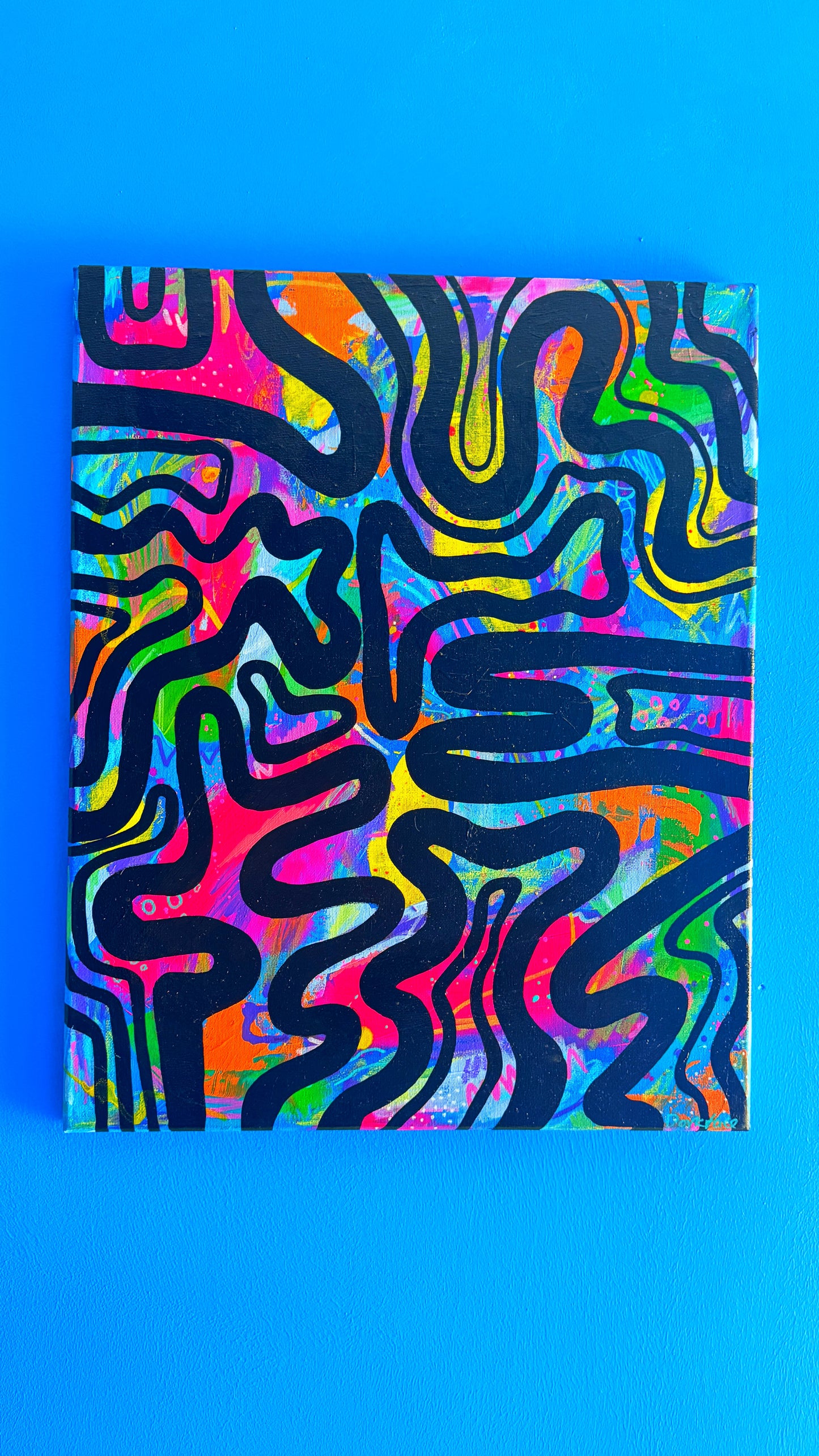Rainbow Drift Painting