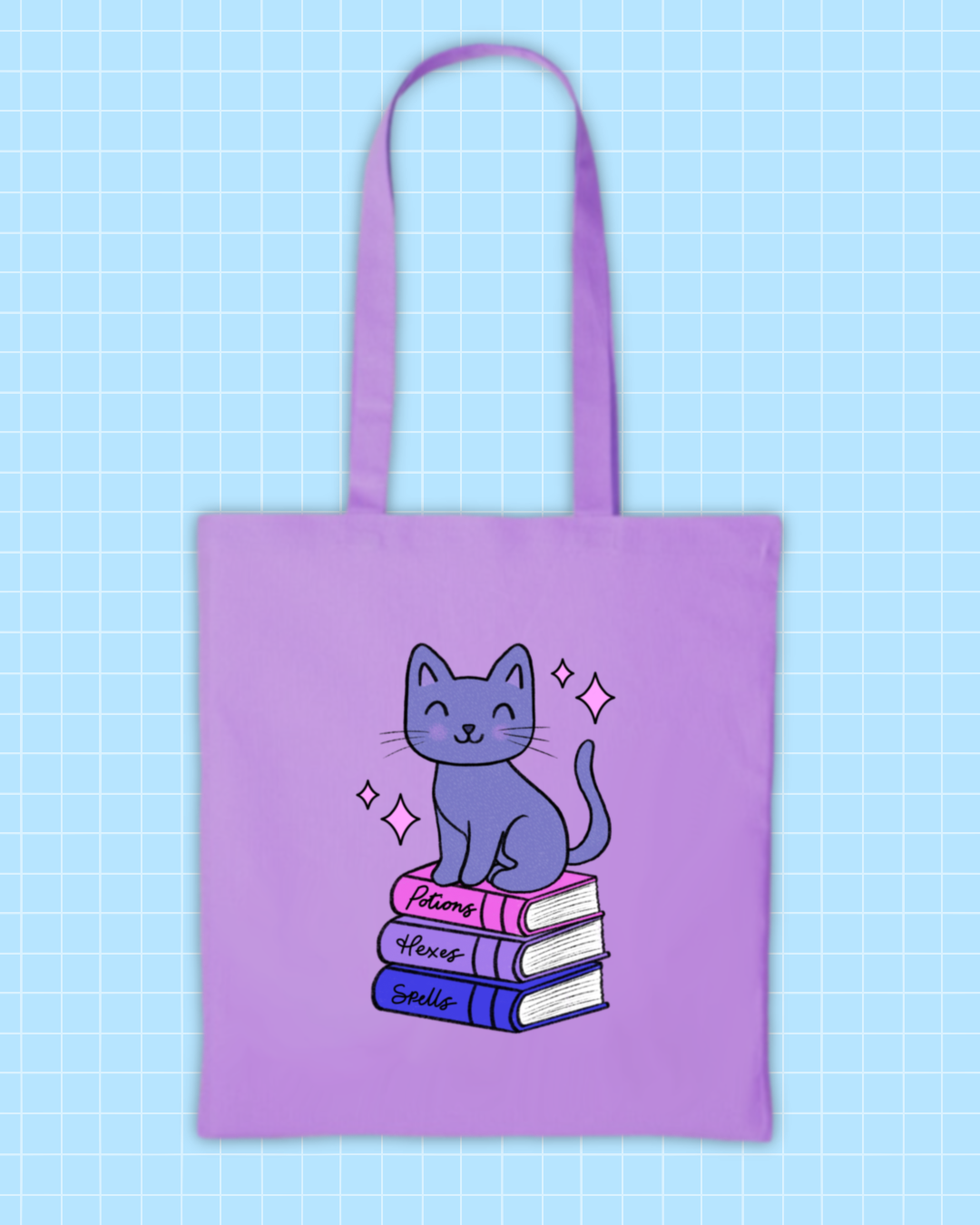 Witchy Cat Tote Bag