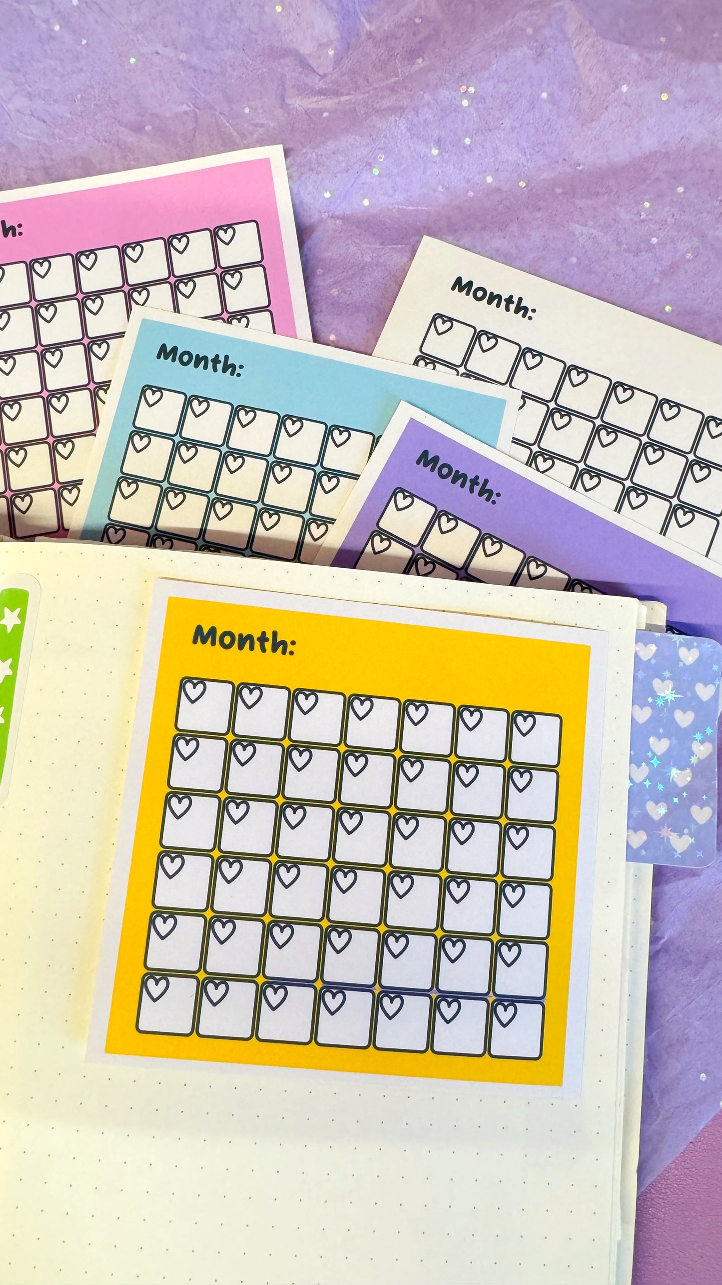 Monthly Journal Sticker
