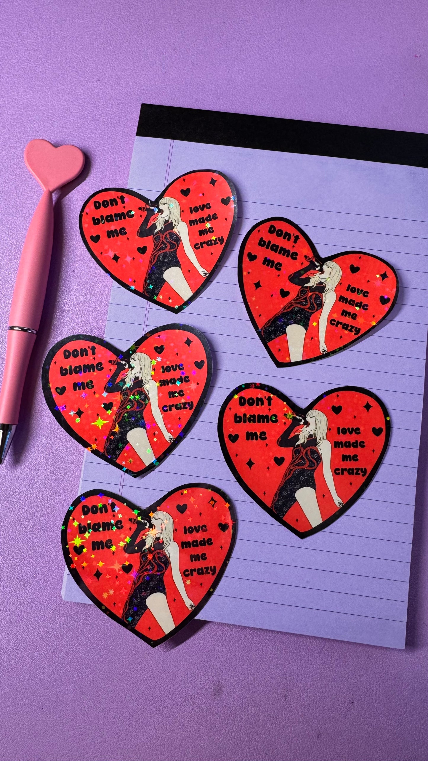 Don’t Blame Me Sticker